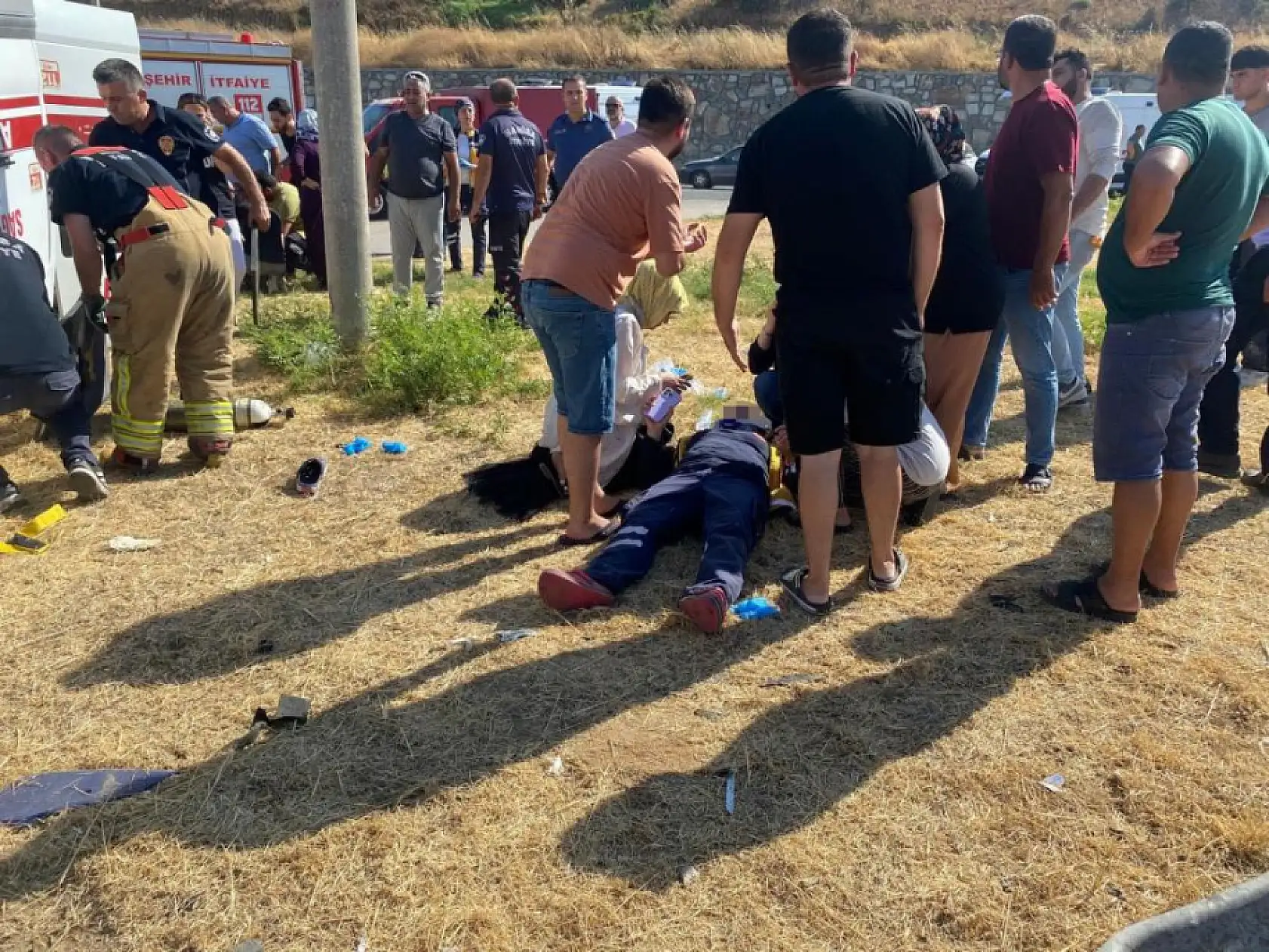 Manisa'daki ambulans kazasında bilanço ağır: 1 ölü, 6 yaralı