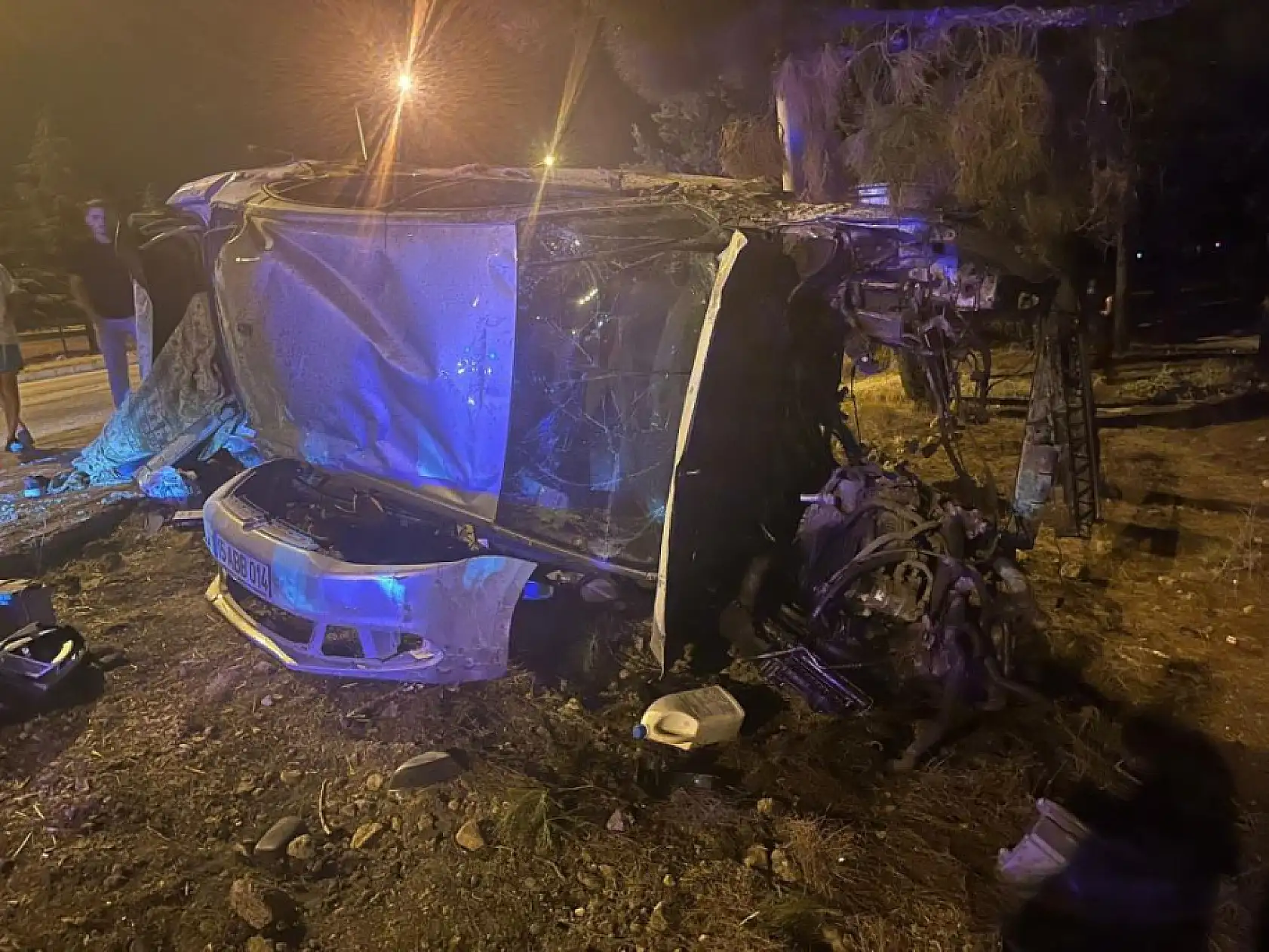 Otomobil Defalarca Takla Attı! 4 Yaralı