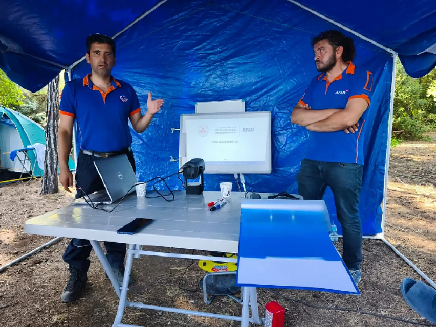 Muğla AFAD'dan Çubucak'ta 1 haftalık kampçılık eğitimi