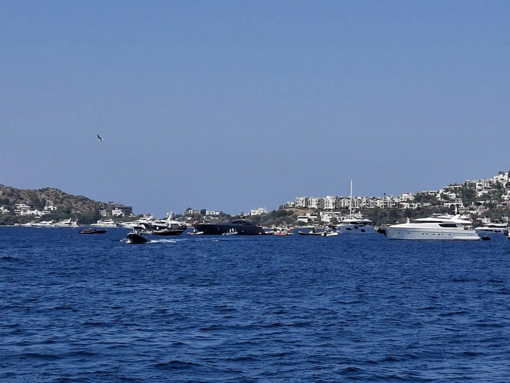 Bodrum'da milyon dolarlık motoryatta yangın