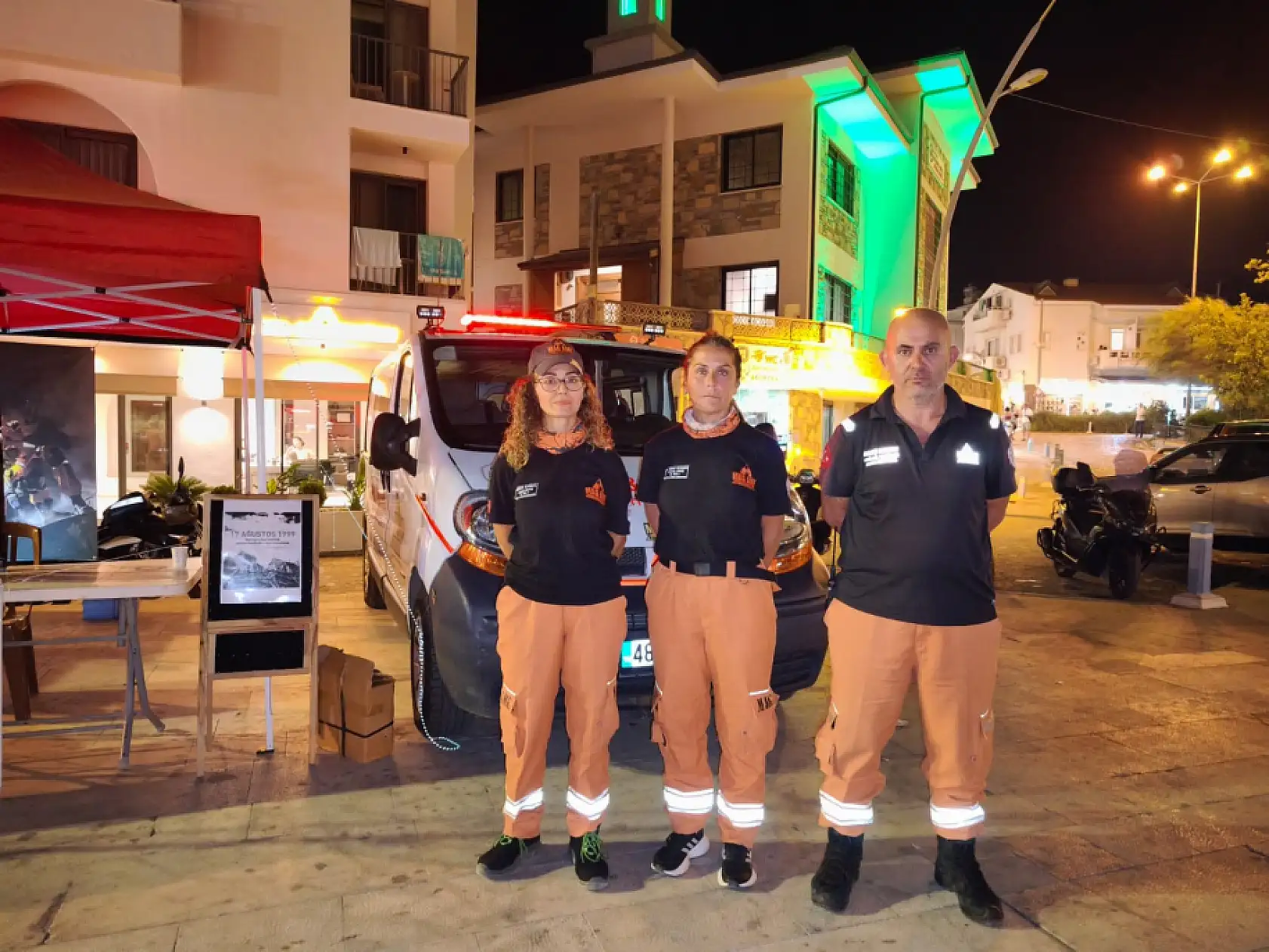 Datça'da 17 Ağustos Marmara Depremi unutulmadı