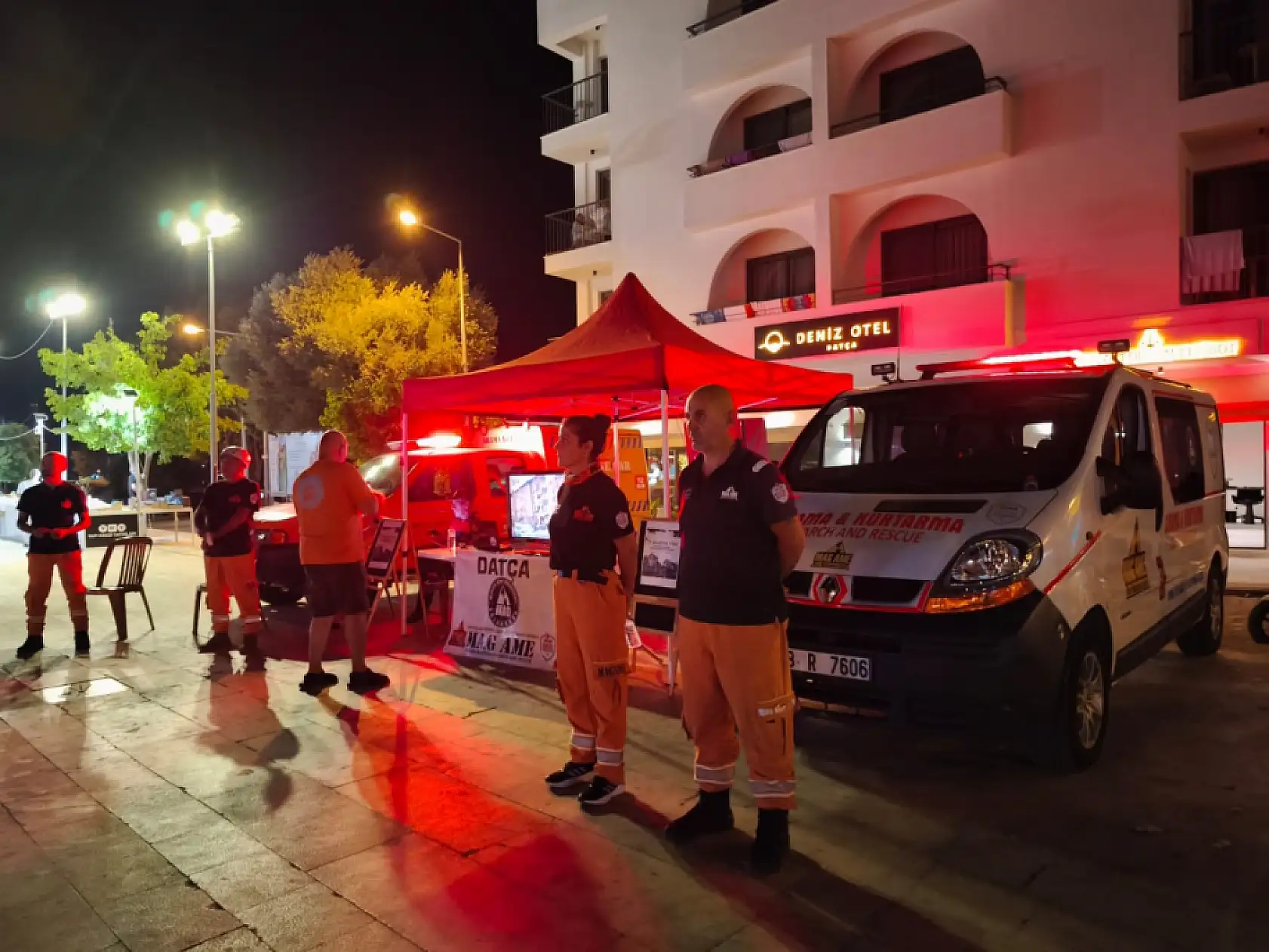 Datça'da 17 Ağustos Marmara Depremi unutulmadı