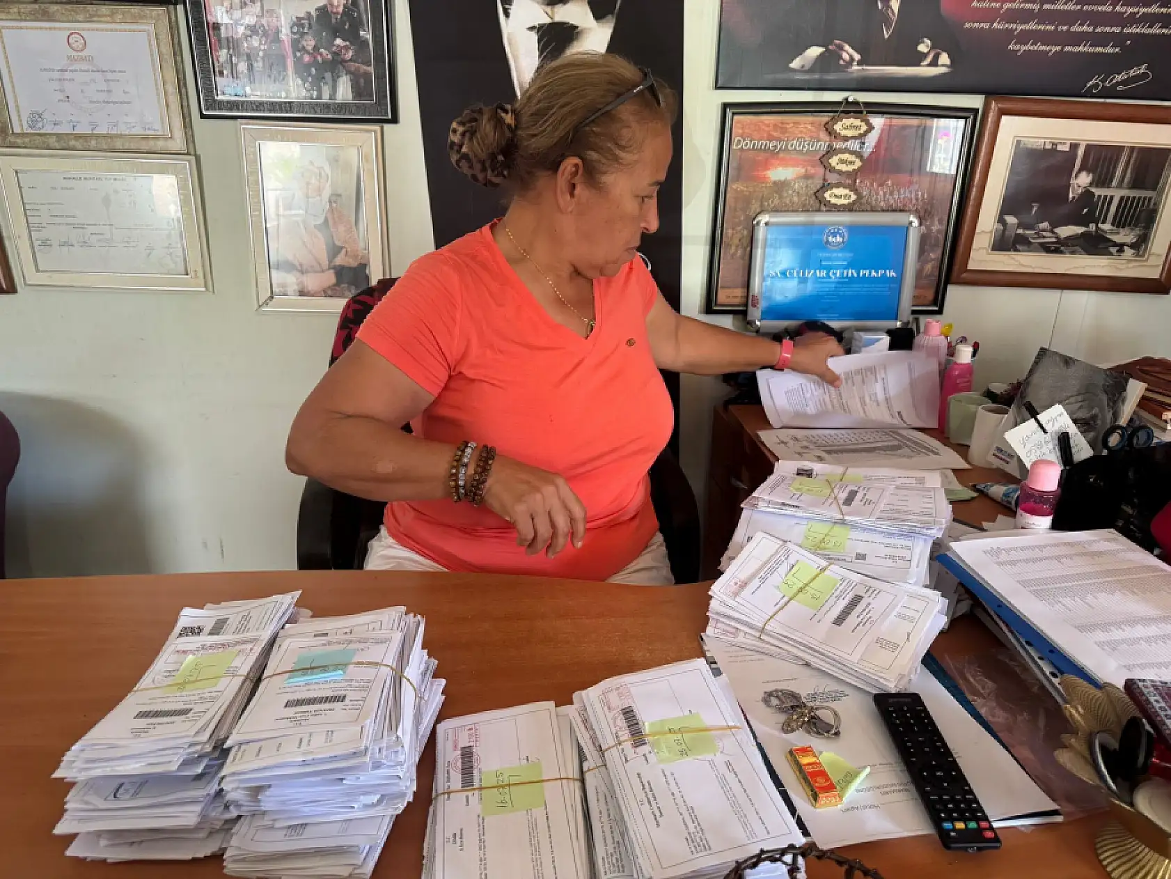 Marmaris'te trafik cezaları muhtarlıklara yığıldı