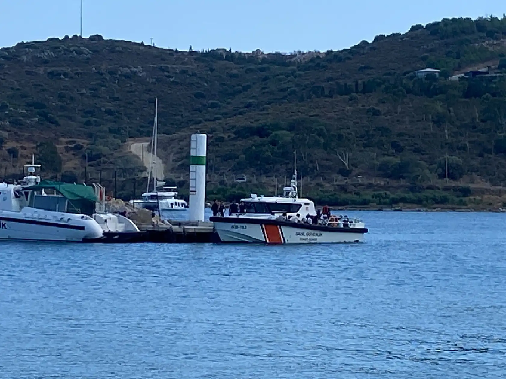 Datça'da 38 düzensiz göçmen ve 2 şüpheli yakalandı