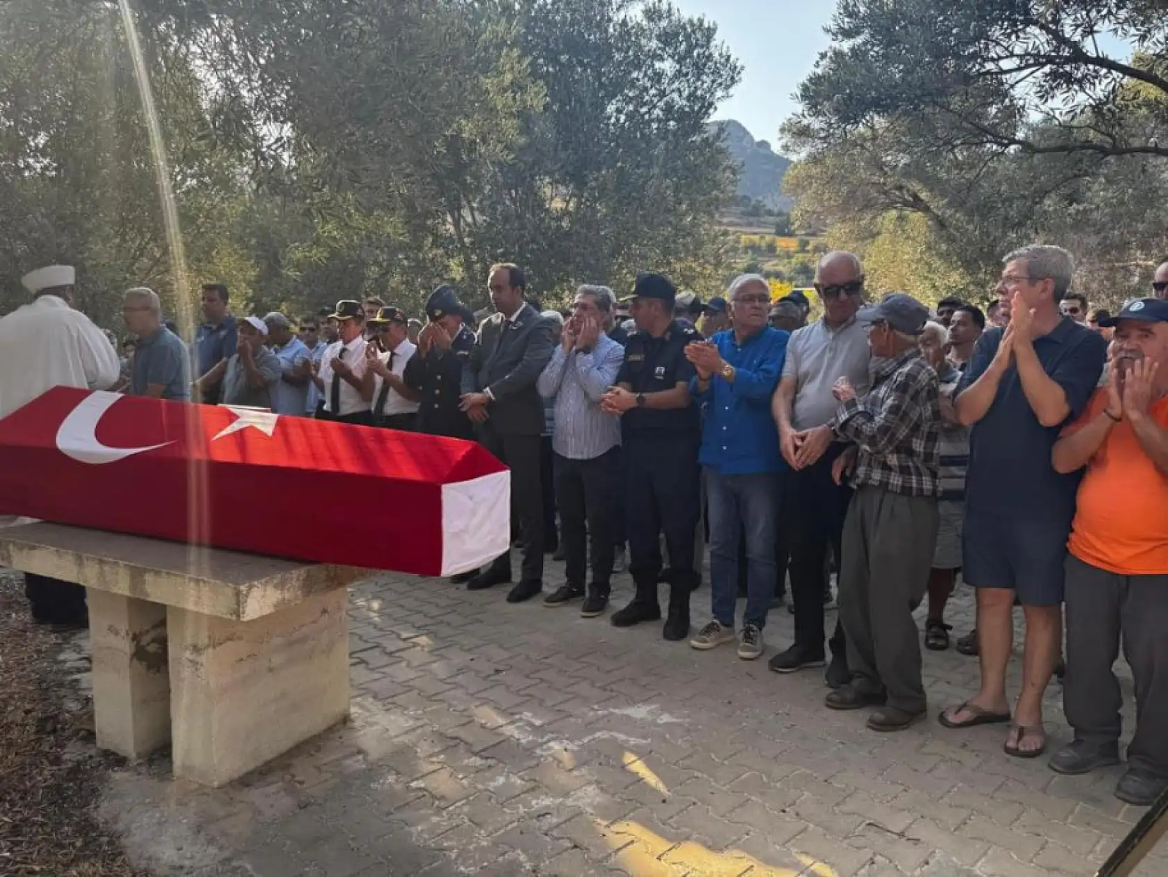 Kıbrıs Gazisi Datça'da toprağa verildi