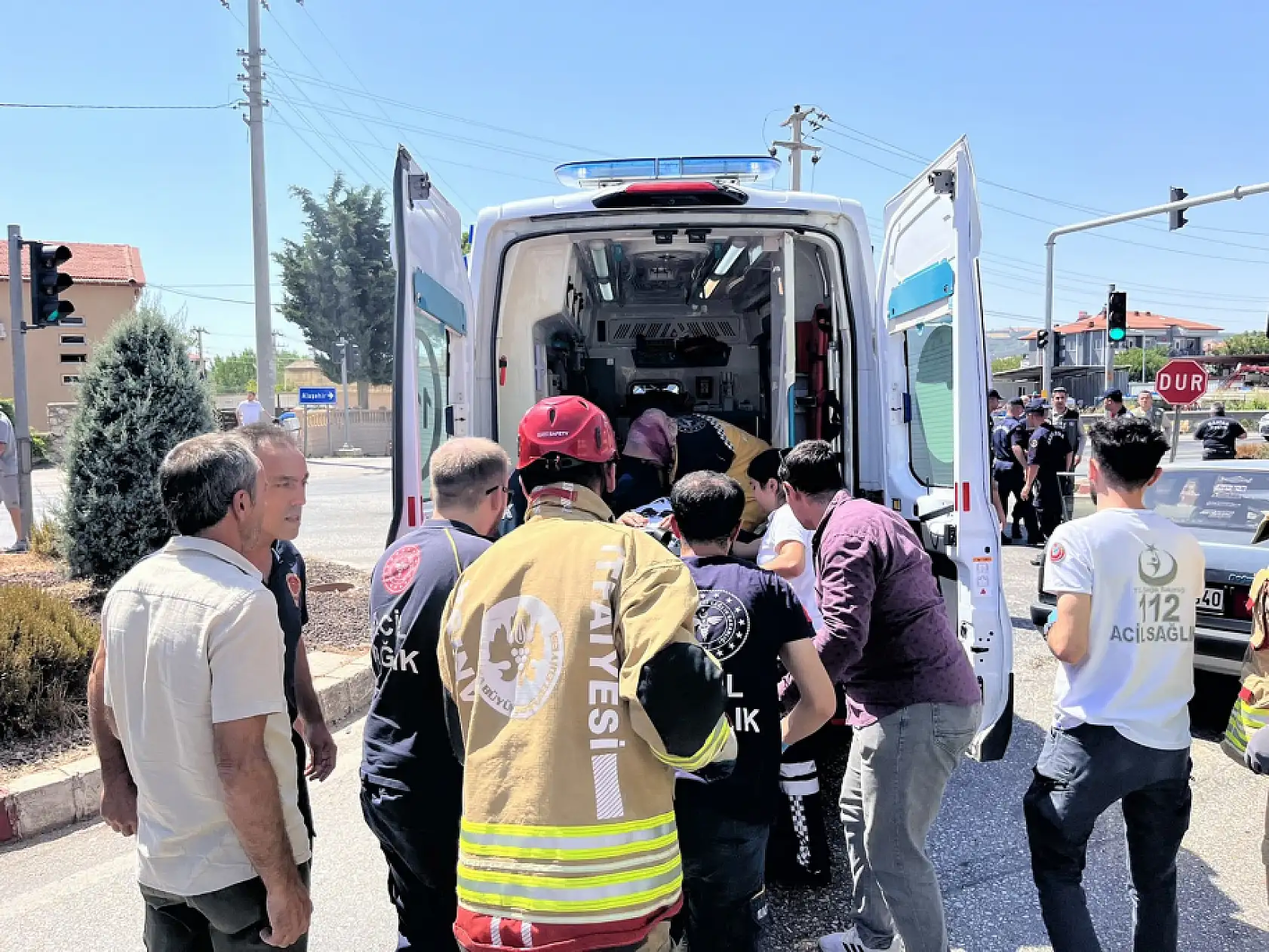 Orman arazözü ile otomobil kavşakta çarpıştı: 1 yaralı