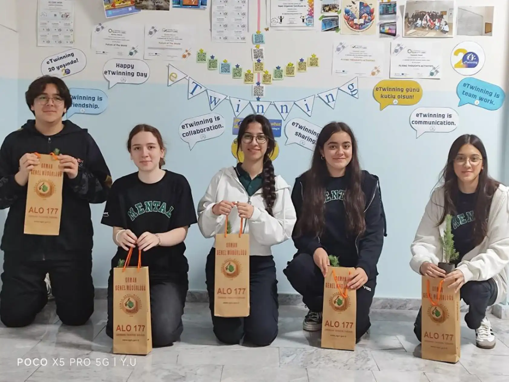 Menteşe Anadolu Lisesi'nin eTwinning projesine ulusal kalite etiketi