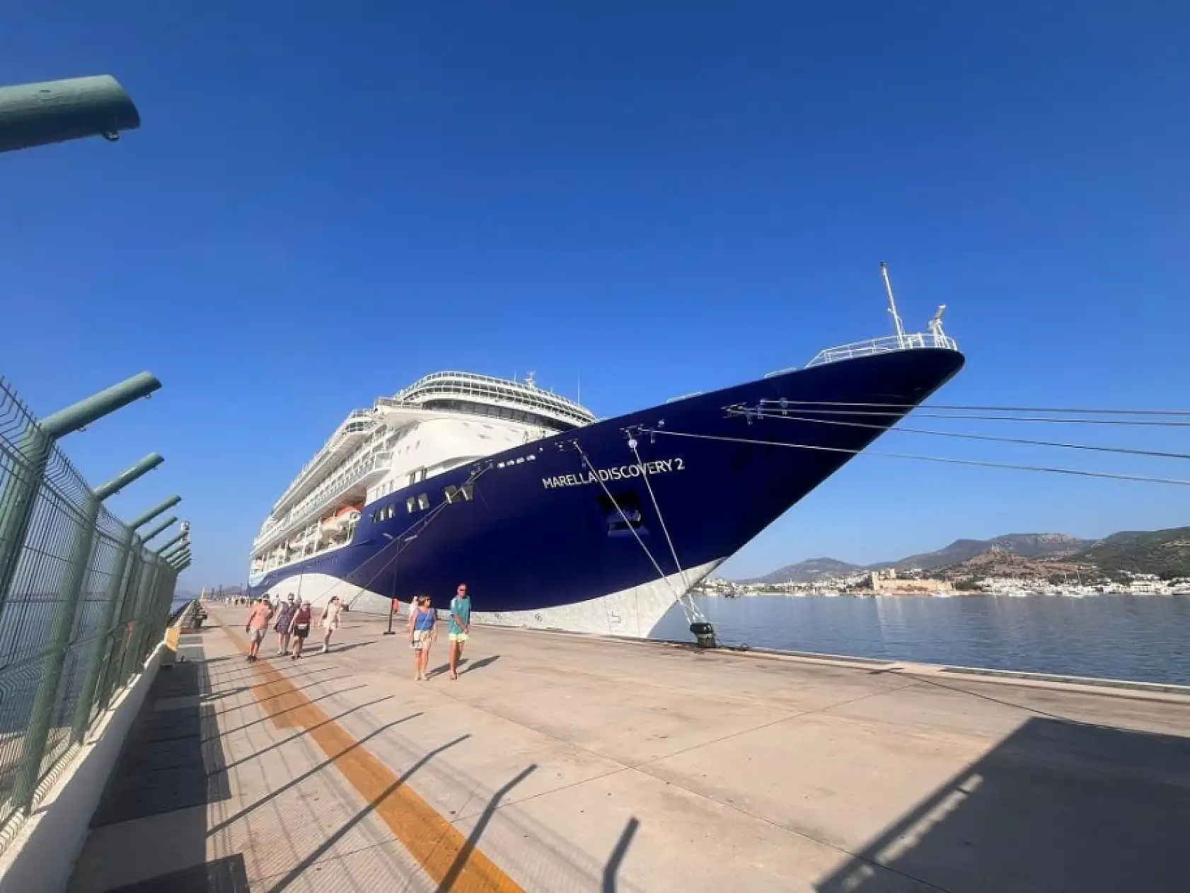 Bodrum'a 1809 yolcuyla geldi