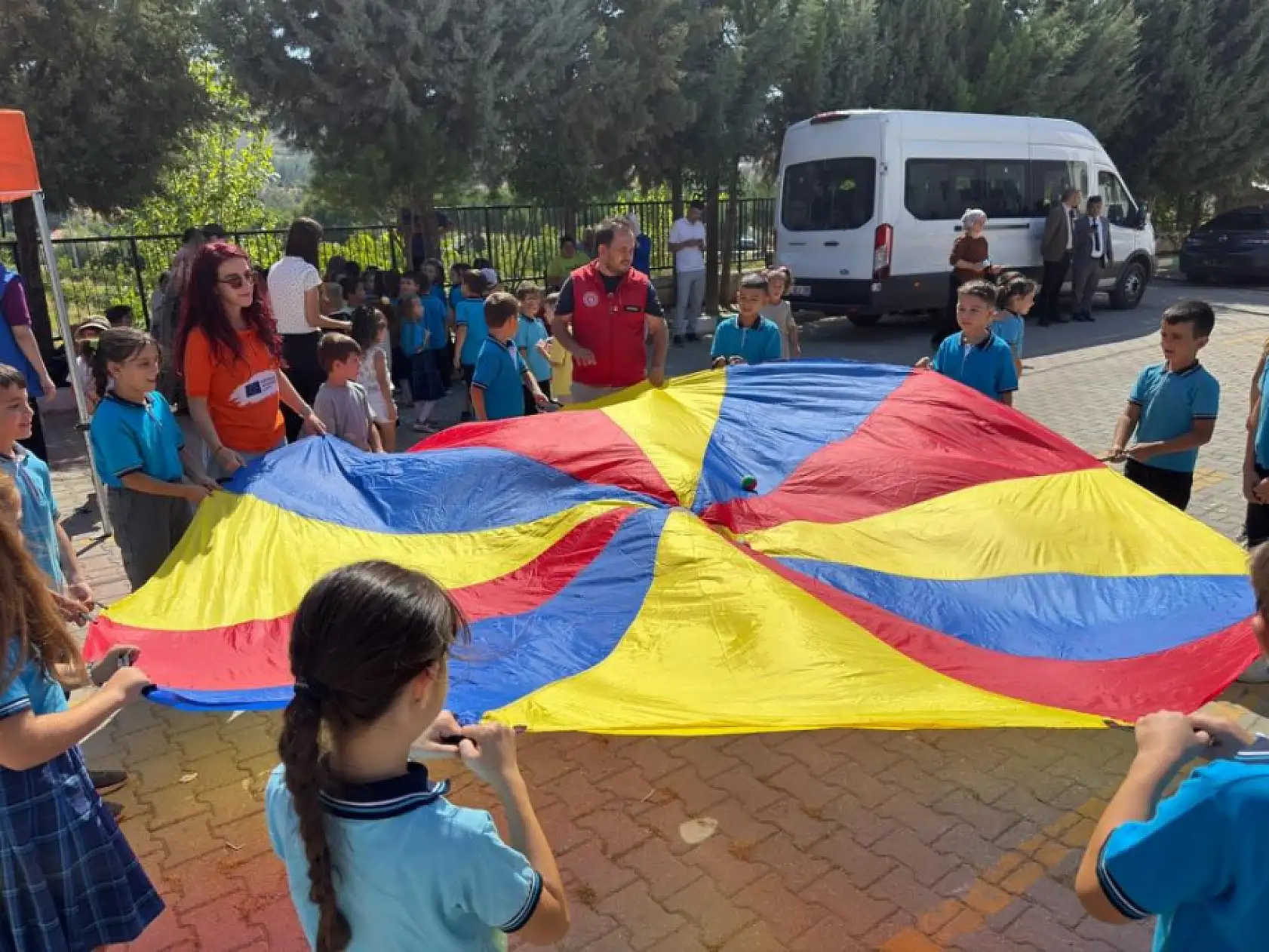 Kavaklıdere'de öğrenciler gönüllerince eğlendi