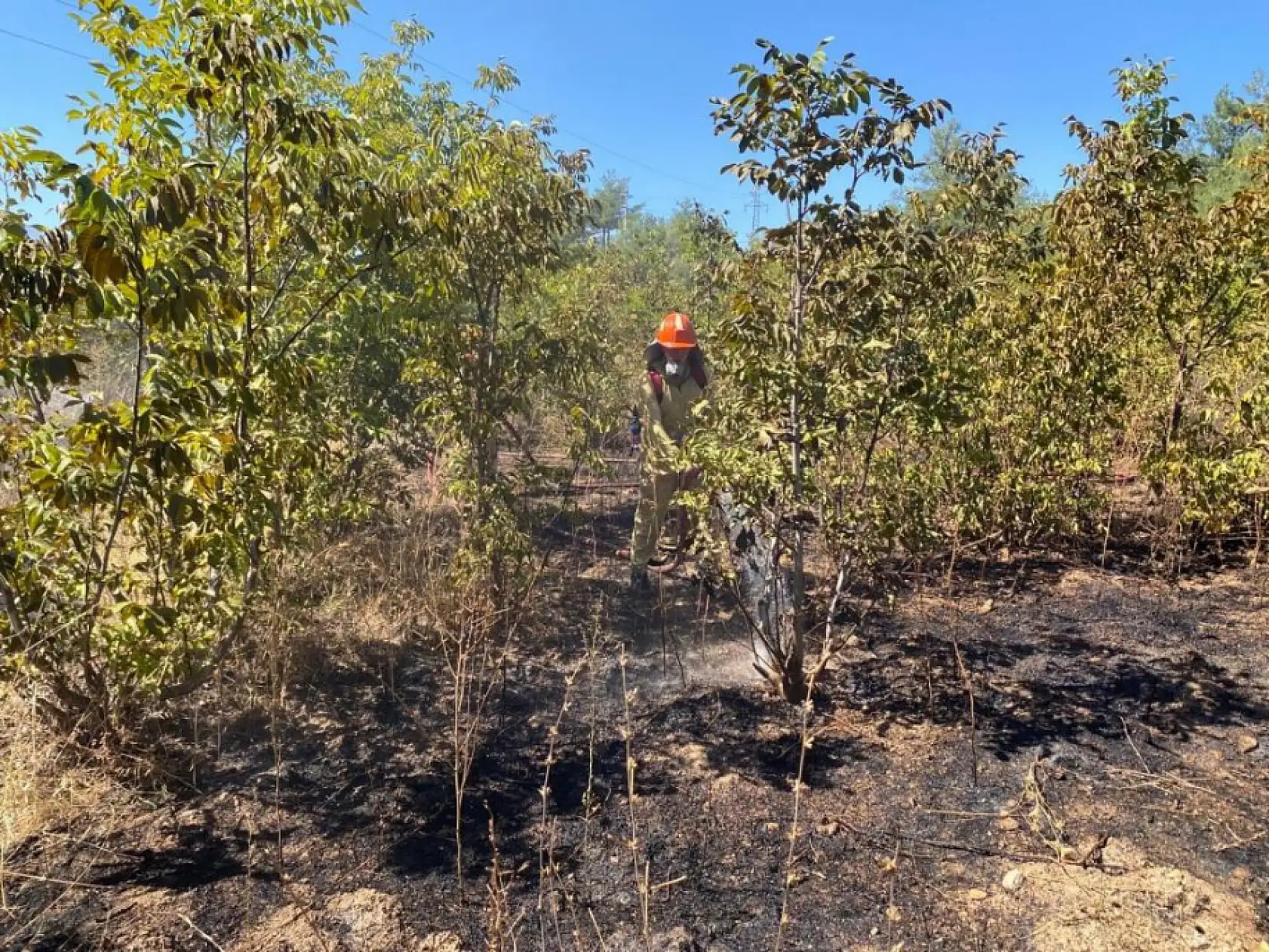 Kaynak makinesinden sıçrayan kıvılcım yangına neden oldu