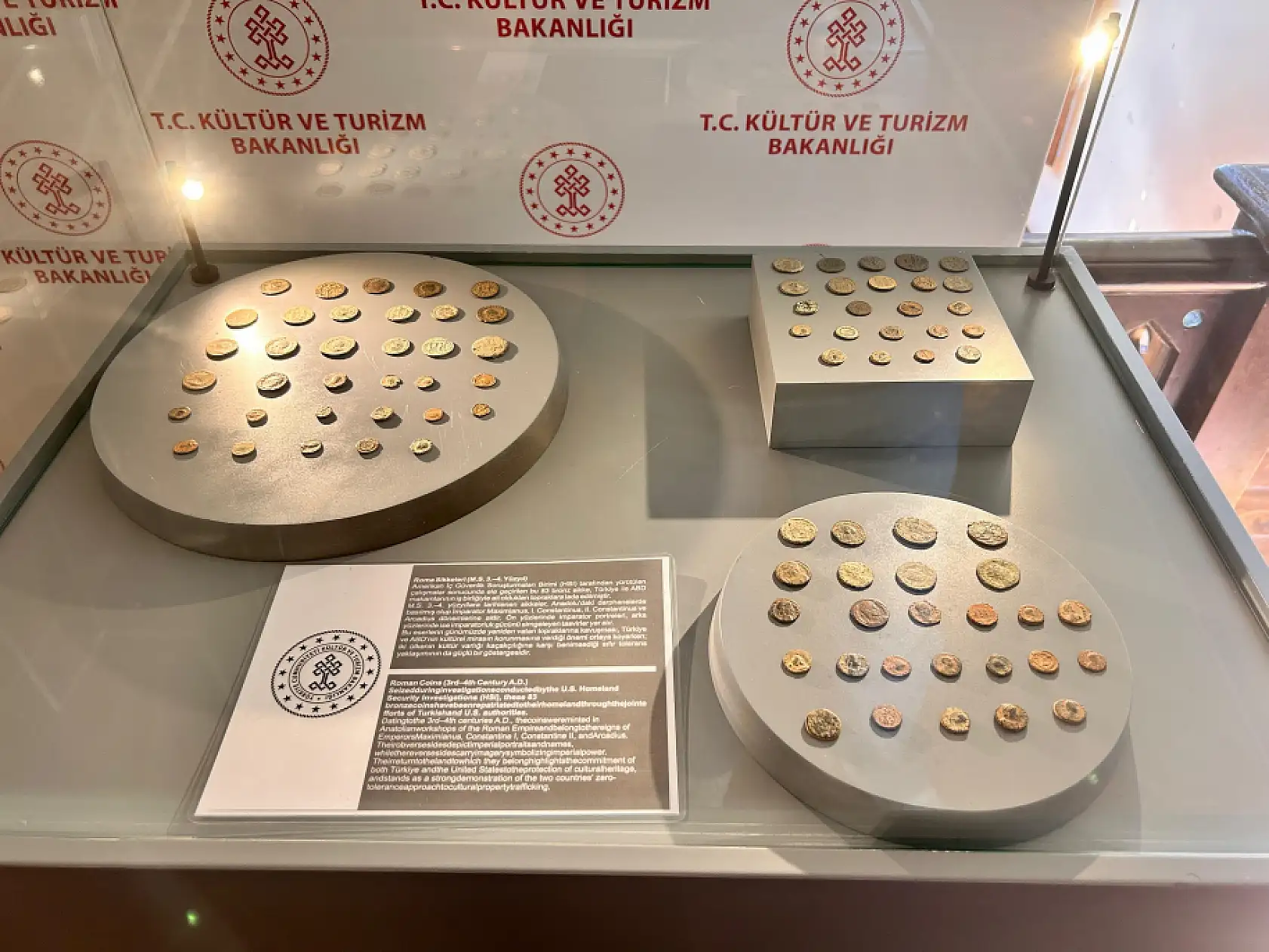 ABD 83 adet Roma Dönemi sikkesini Türkiye'ye iade etti