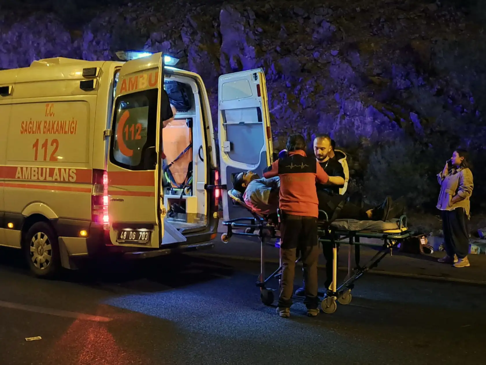 Muğla'da havalimanı otobüsü kaza yaptı: 5 yaralı