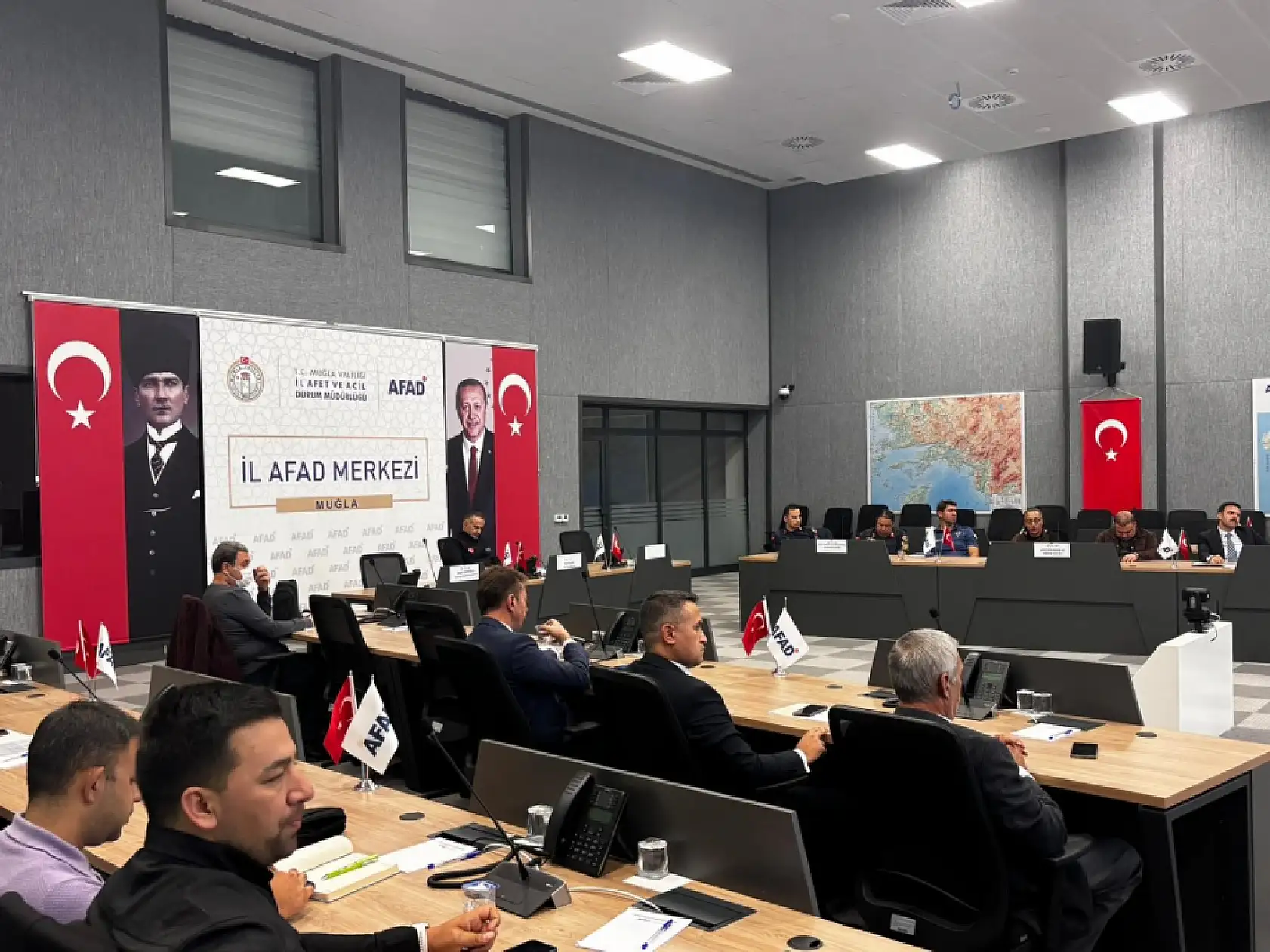 Muğla'da afetlere hazırlık toplantısı