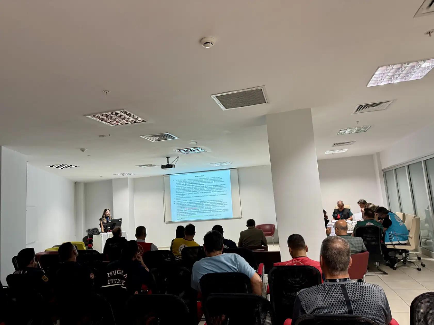 MEAH'ta HAP masa başı tatbikatı gerçekleştirildi