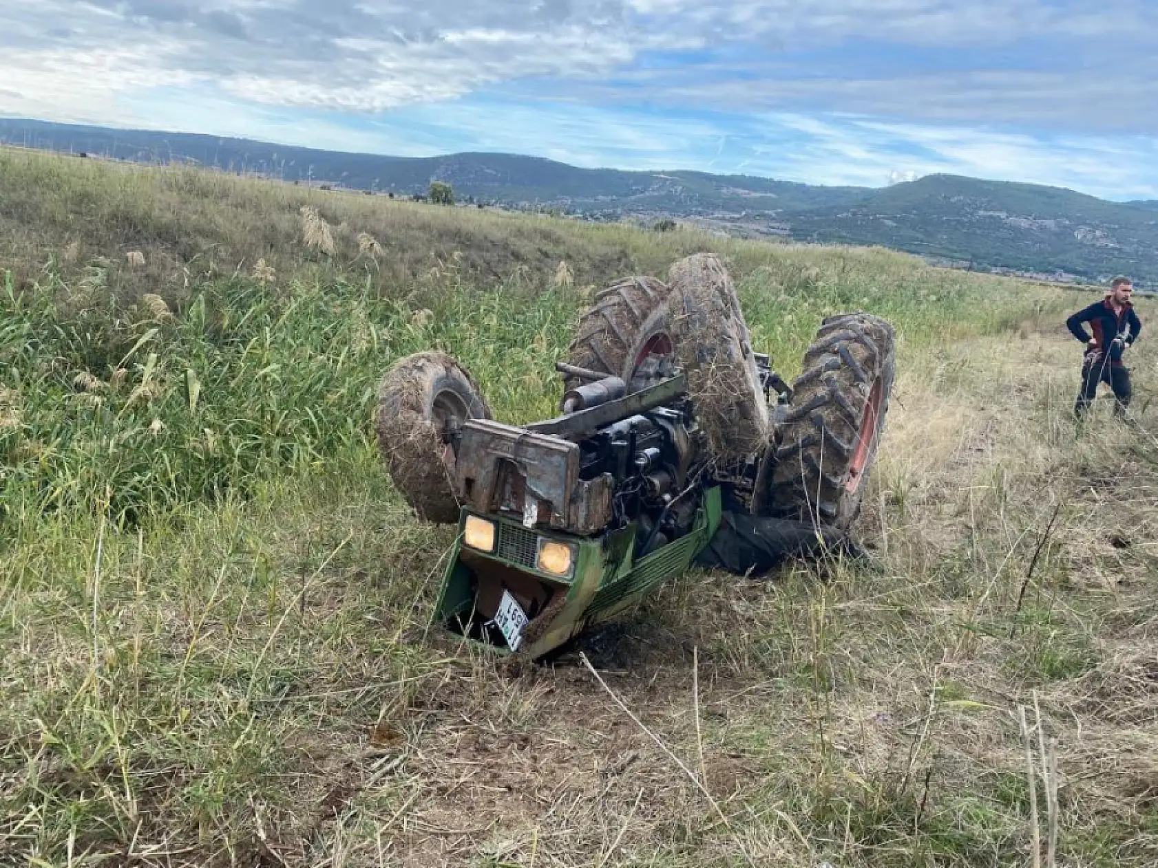 Feci traktör kazası: 78 yaşındaki çiftçi hayatını kaybetti
