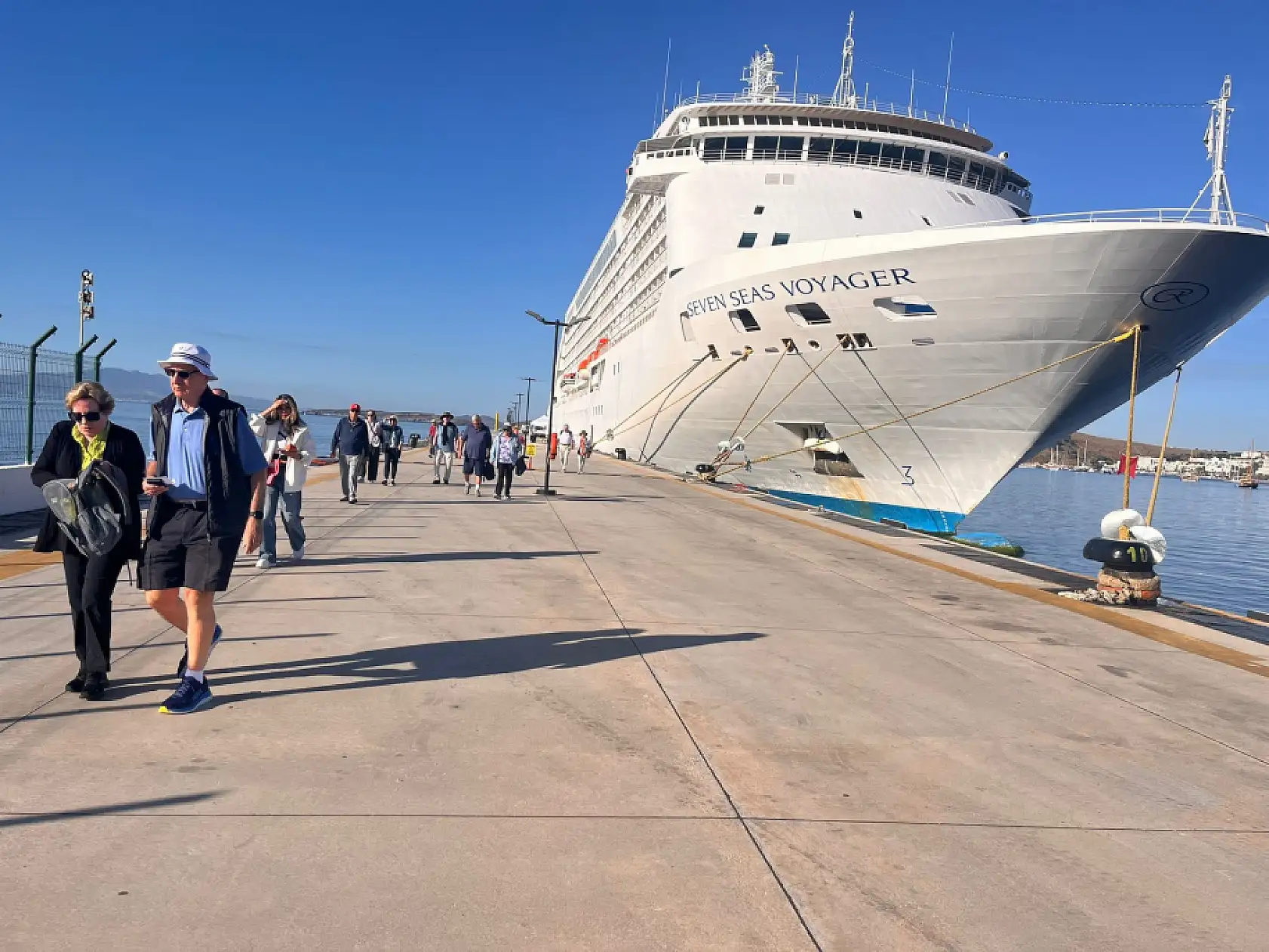 Seven Seas Voyager, Bodrum'a geldi