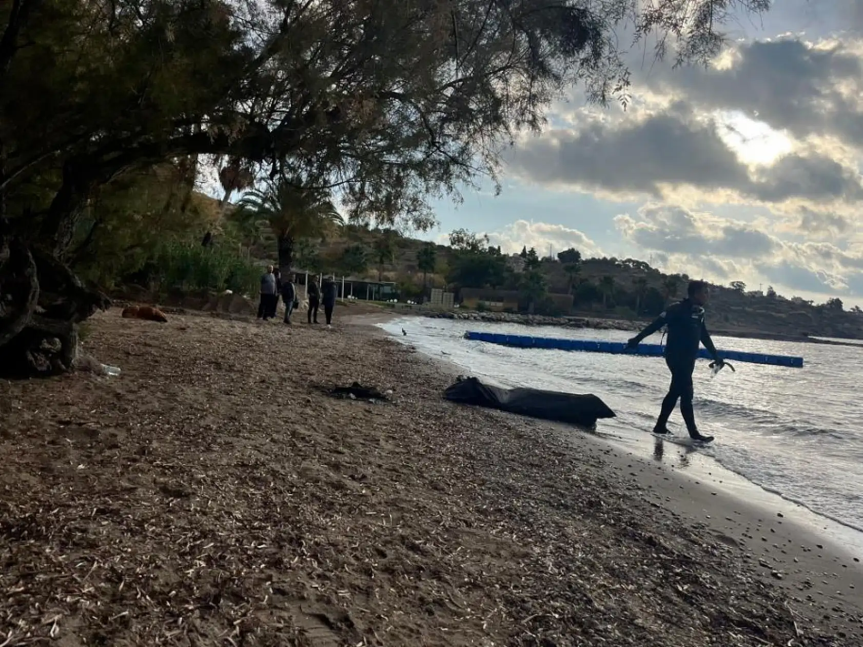 Bodrum'da Yüzerek karaya çıkan 2 düzensiz göçmen kurtarıldı