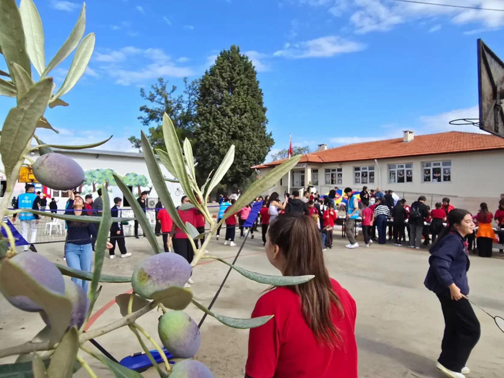 Muğla'da 'Merkezim Her Yerde' projesiyle köy okuluna neşe geldi