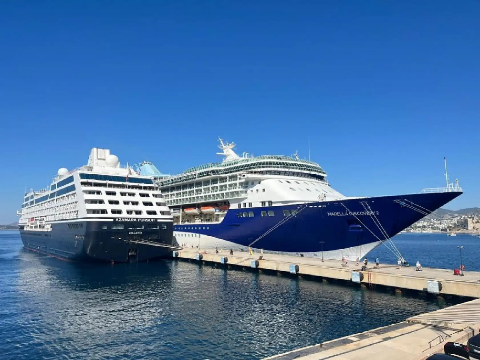 Bodrum'da kruvaziyer turizmi rekorla sona erdi