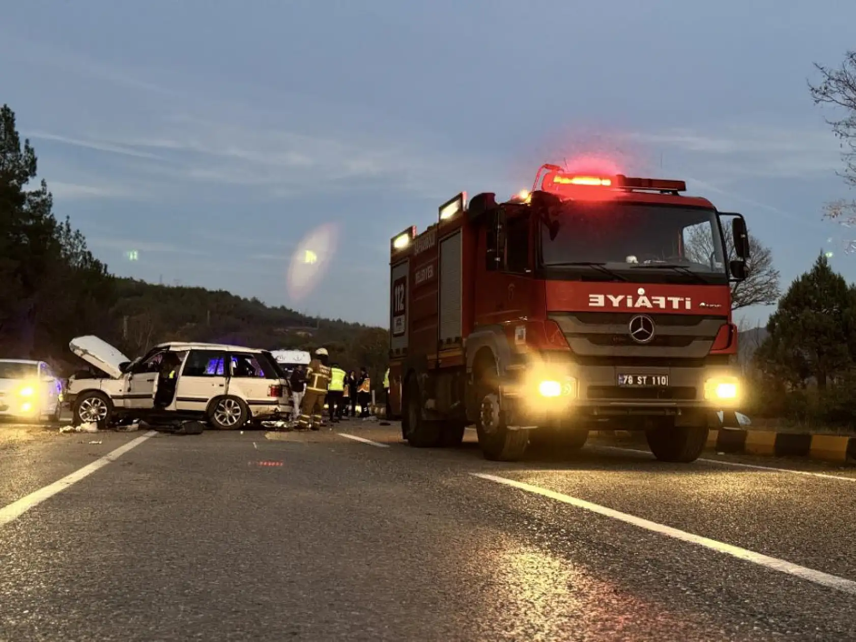 Mantar toplama dönüşü feci kaza: 2 ölü, 7 yaralı