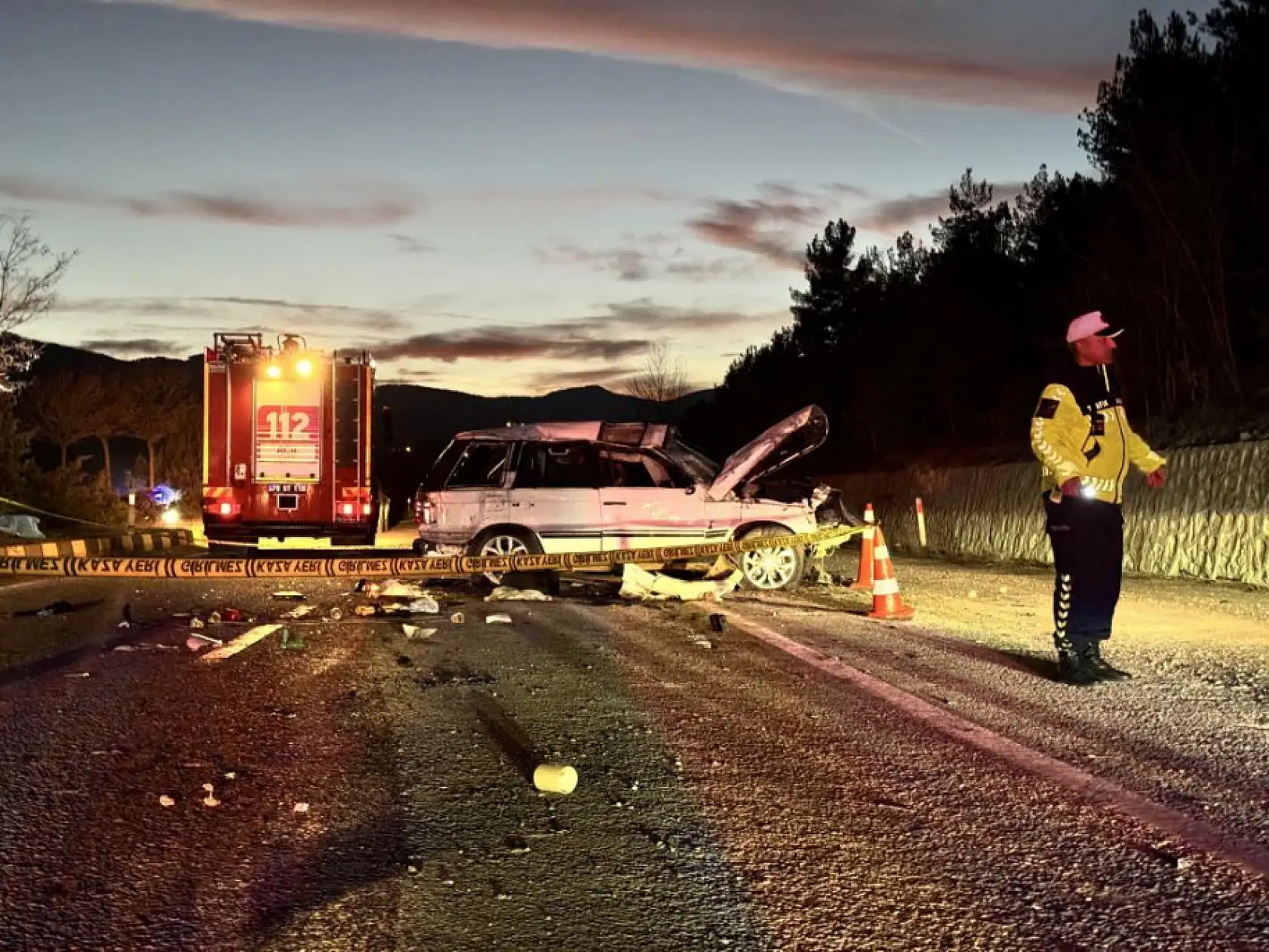 Mantar toplama dönüşü feci kaza: 2 ölü, 7 yaralı