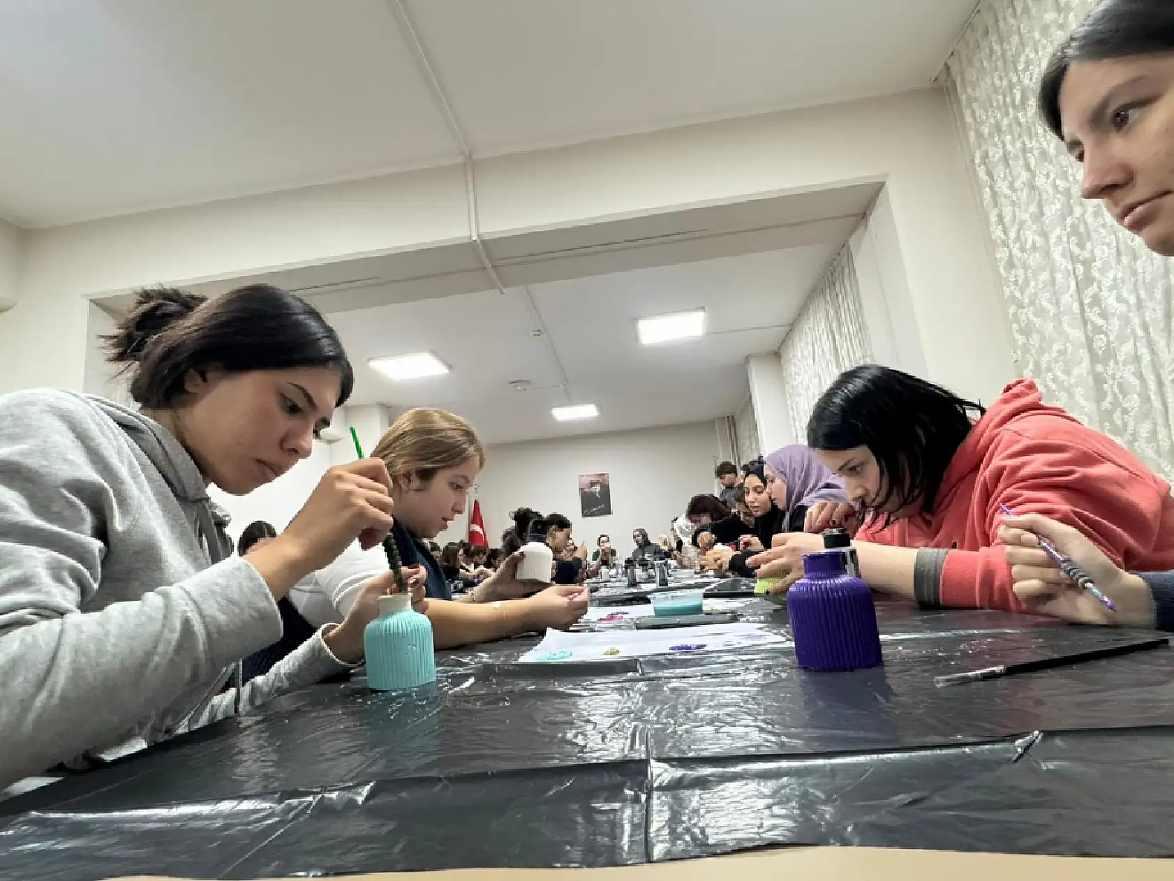 Muğla'da yurtlarda sanat coşkusu