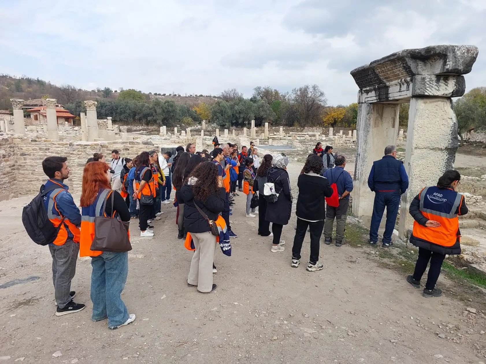 AFAD gönüllüleri tarihin izinde