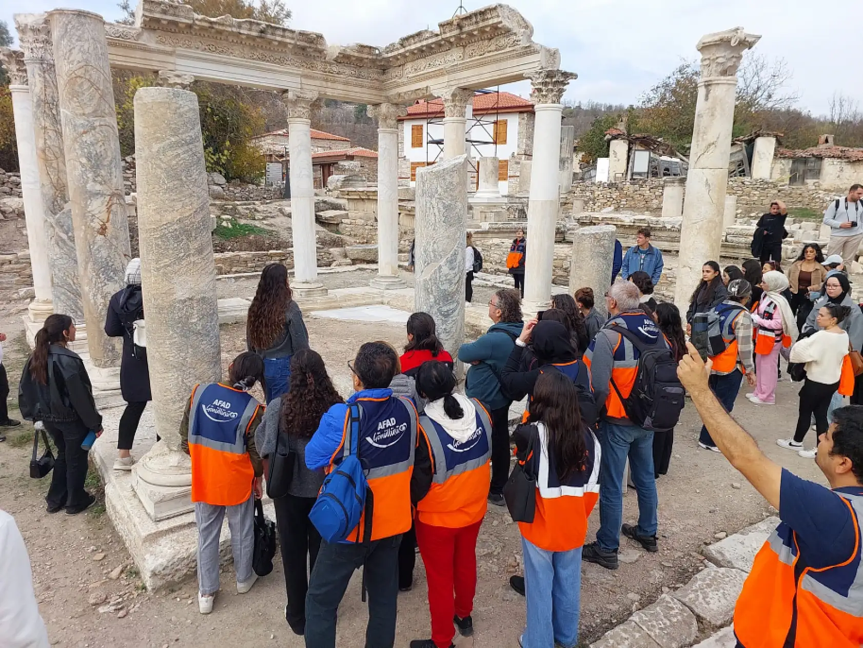 AFAD gönüllüleri tarihin izinde