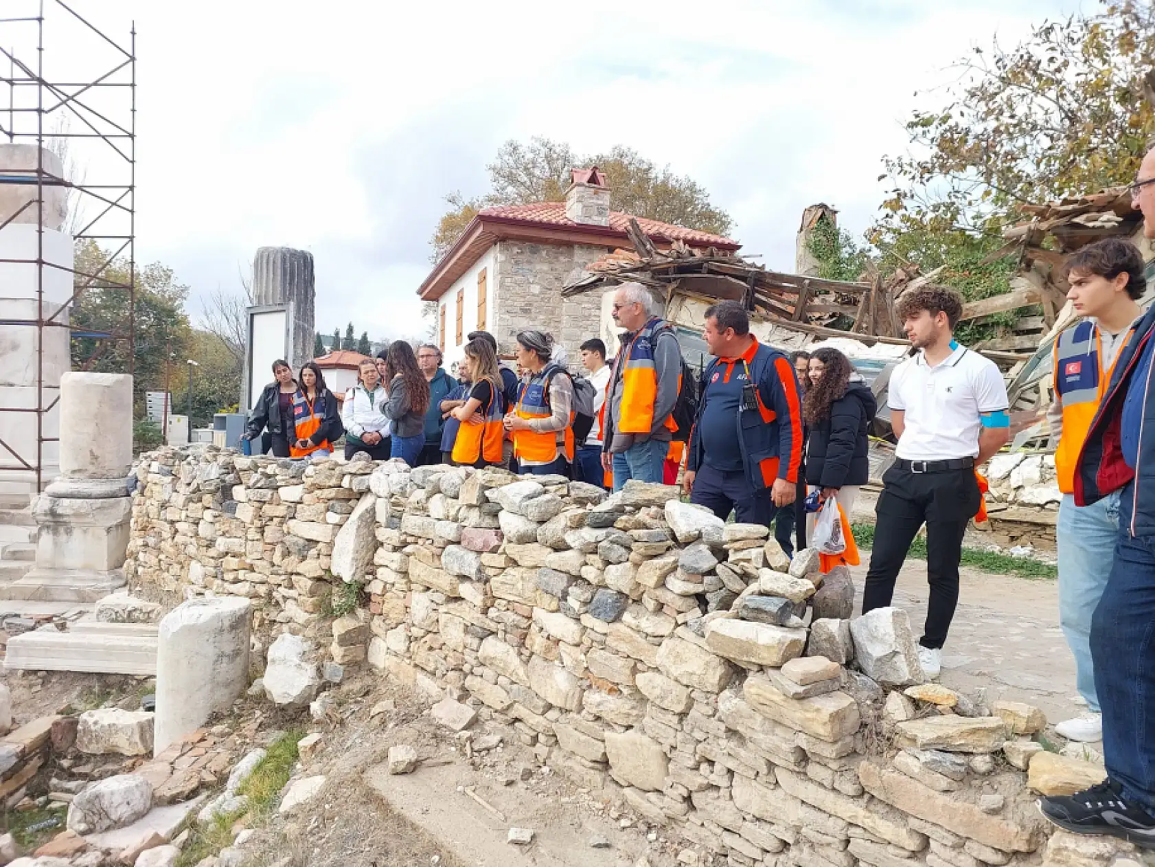 AFAD gönüllüleri tarihin izinde