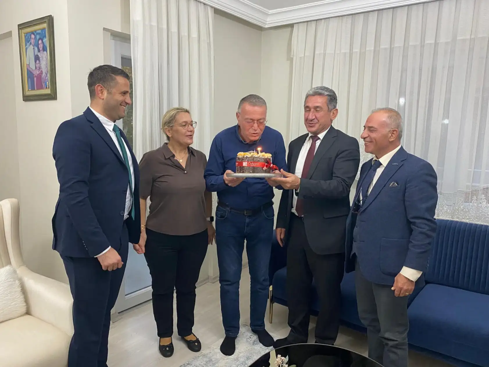 Menteşe'de öğretmenlere 'çifte kutlama' sürprizi