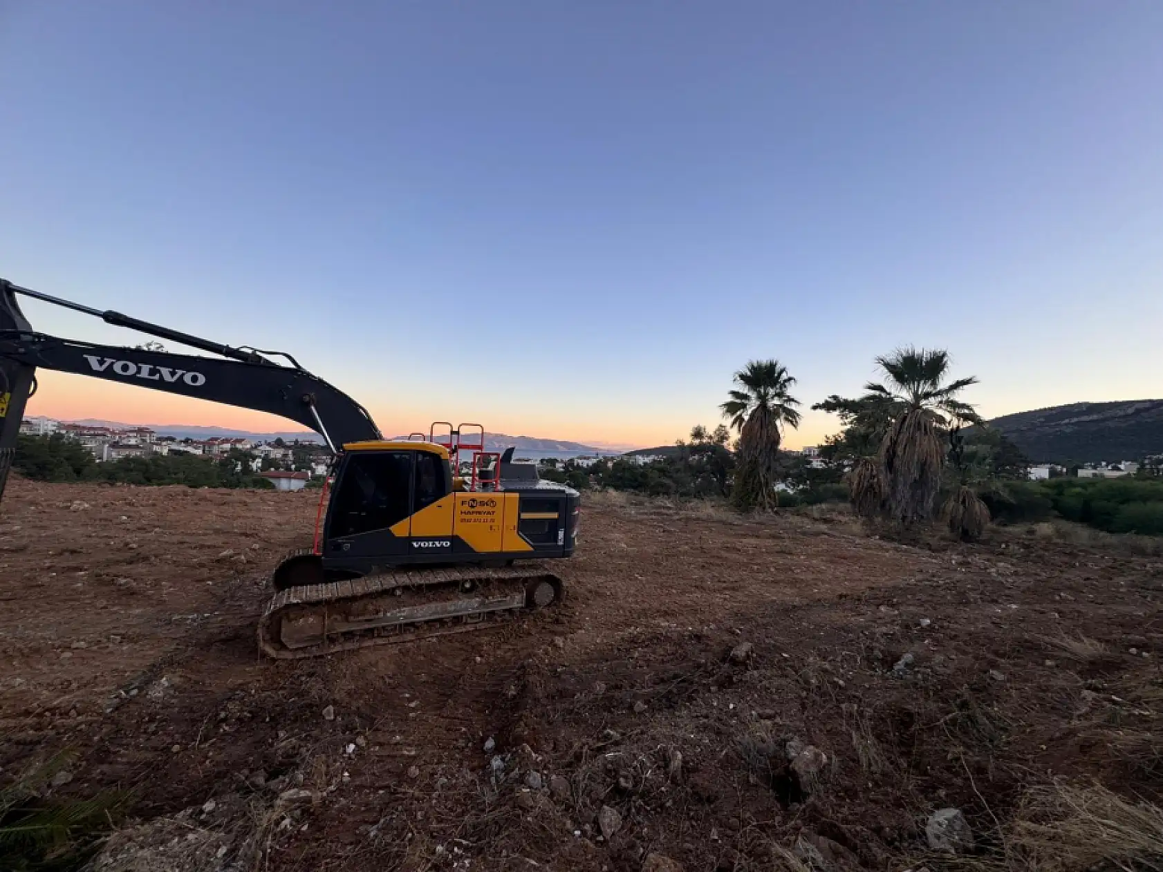 Datça'ya yeni hükümet konağı için inşaat başladı