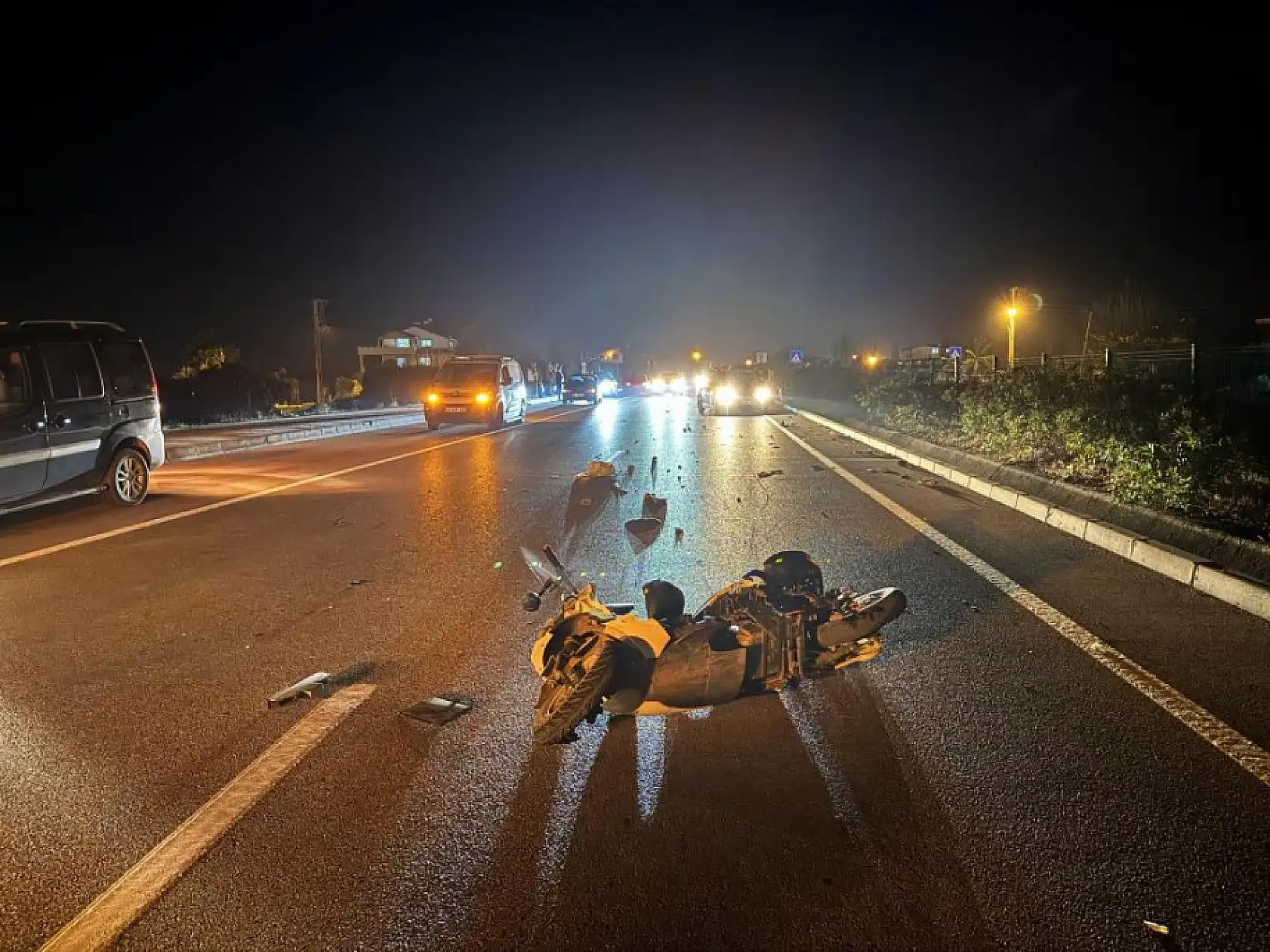 Fethiye'de hafif ticari araç, elektrikli bisiklete çarptı: 1 ölü