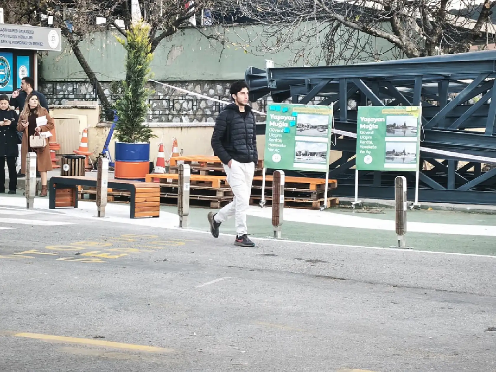 Muğla'da taktiksel şehircilikle yaya sirkülasyonu rahatlatılıyor