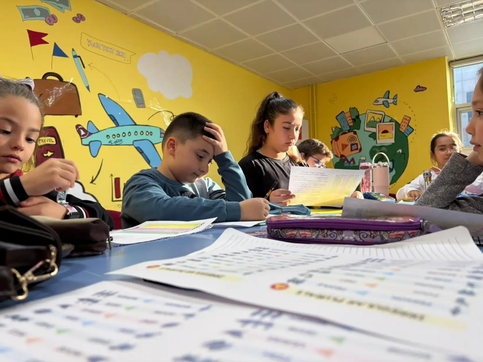 Menteşe'de çocuklar İngilizceyi eğlenerek öğreniyor