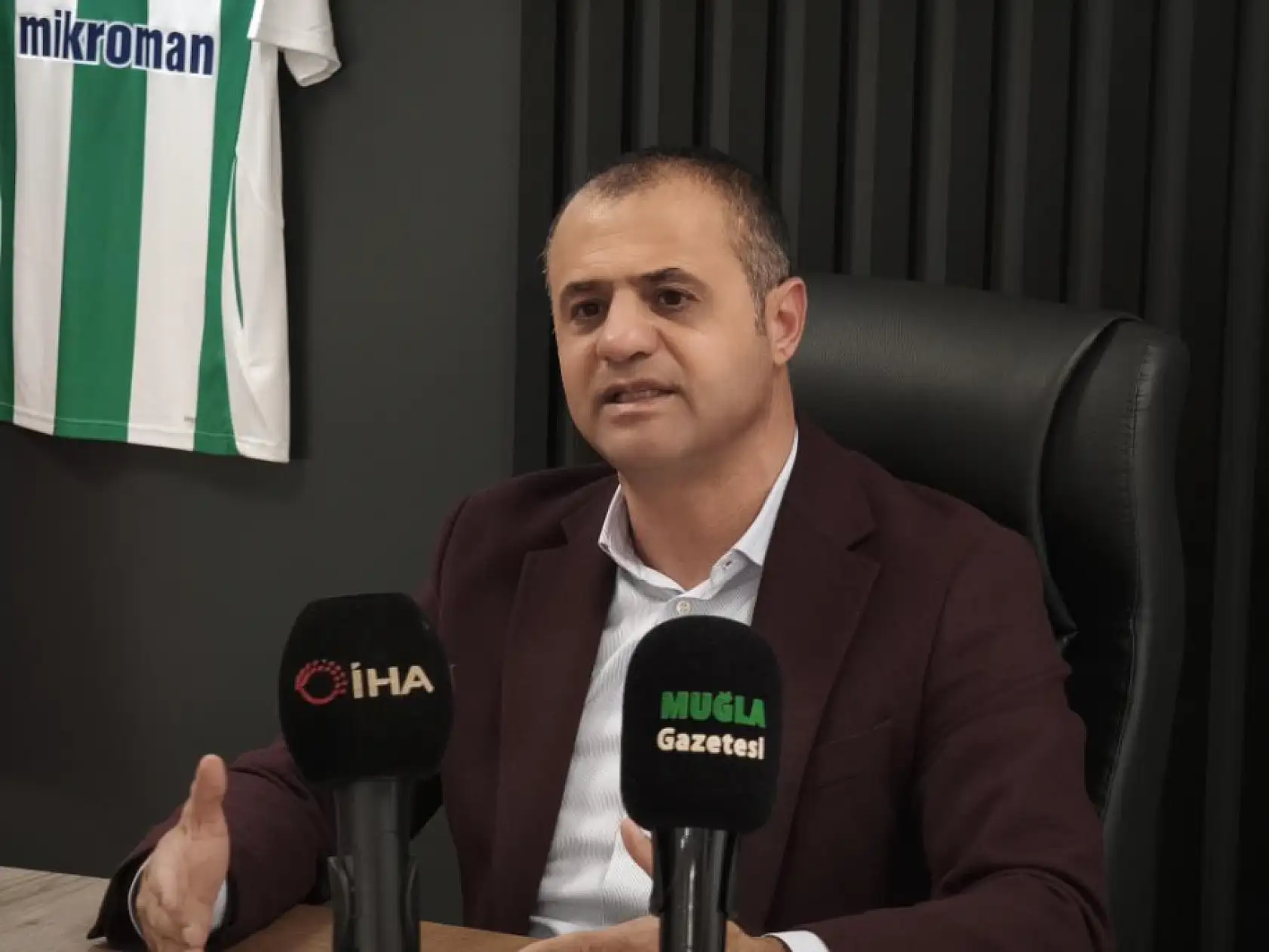 Muğlaspor Kulüp Başkanı Kıyanç'tan stat ve gelir açıklaması