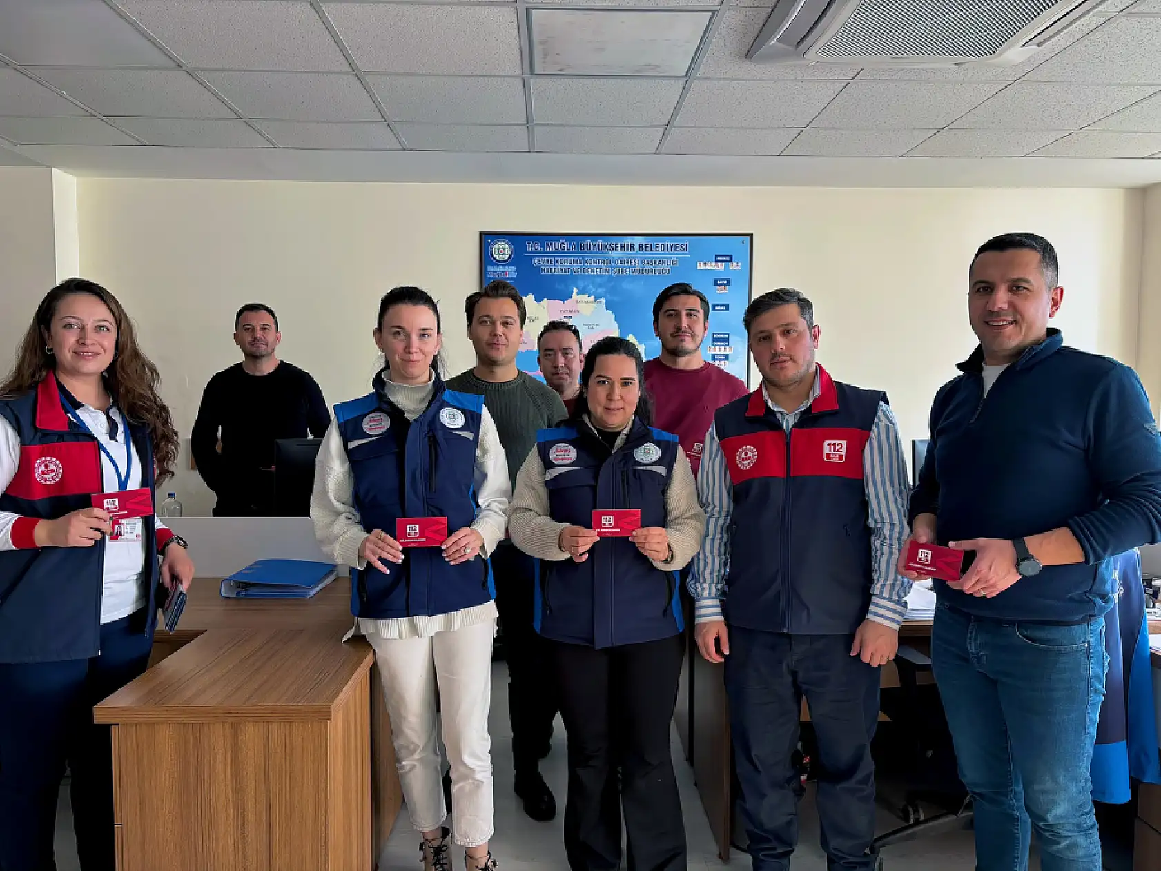 112 AÇM'den Muğla Büyükşehir Belediyesi'nde farkındalık çalışması