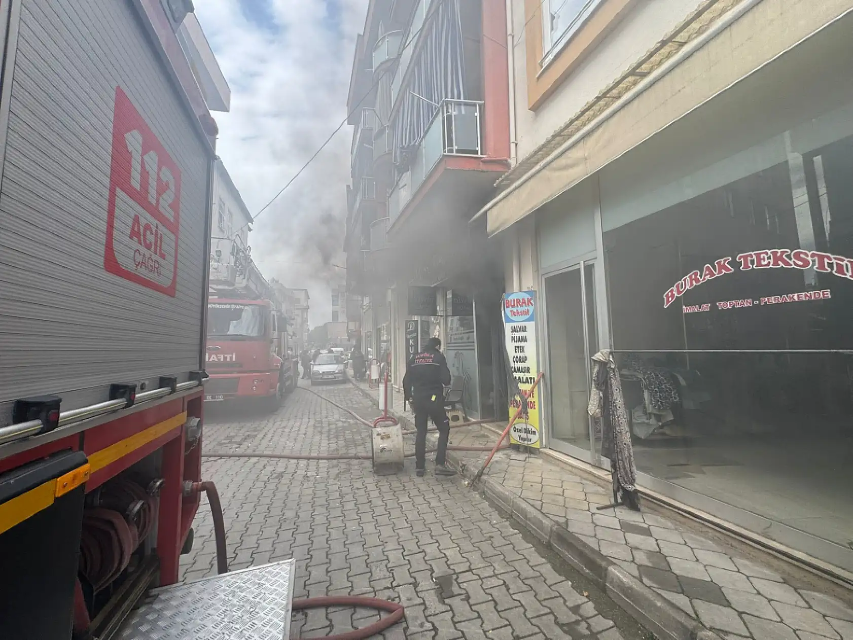 Ortaca'da kuafördeki yangın hızlı müdahale ile söndürüldü