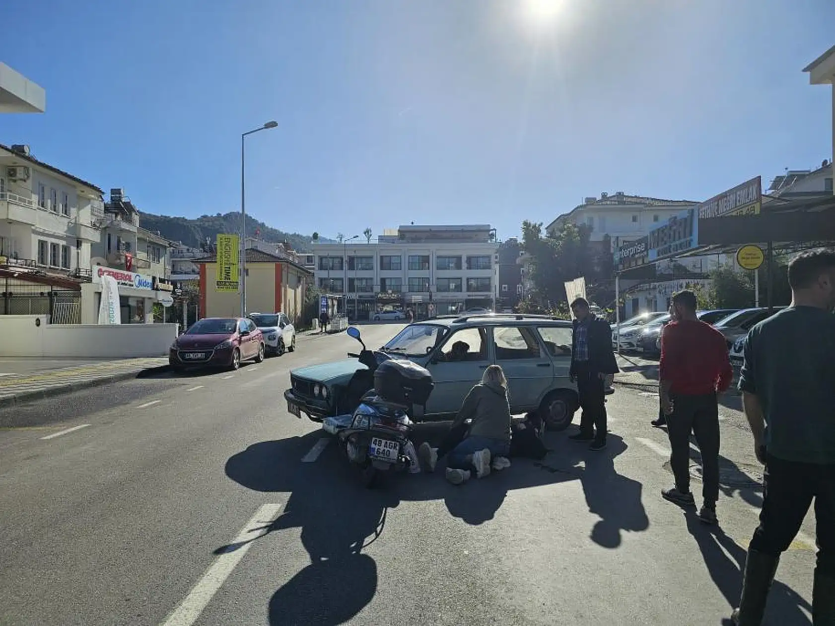 Fethiye'de korkutan kaza: 1 yaralı