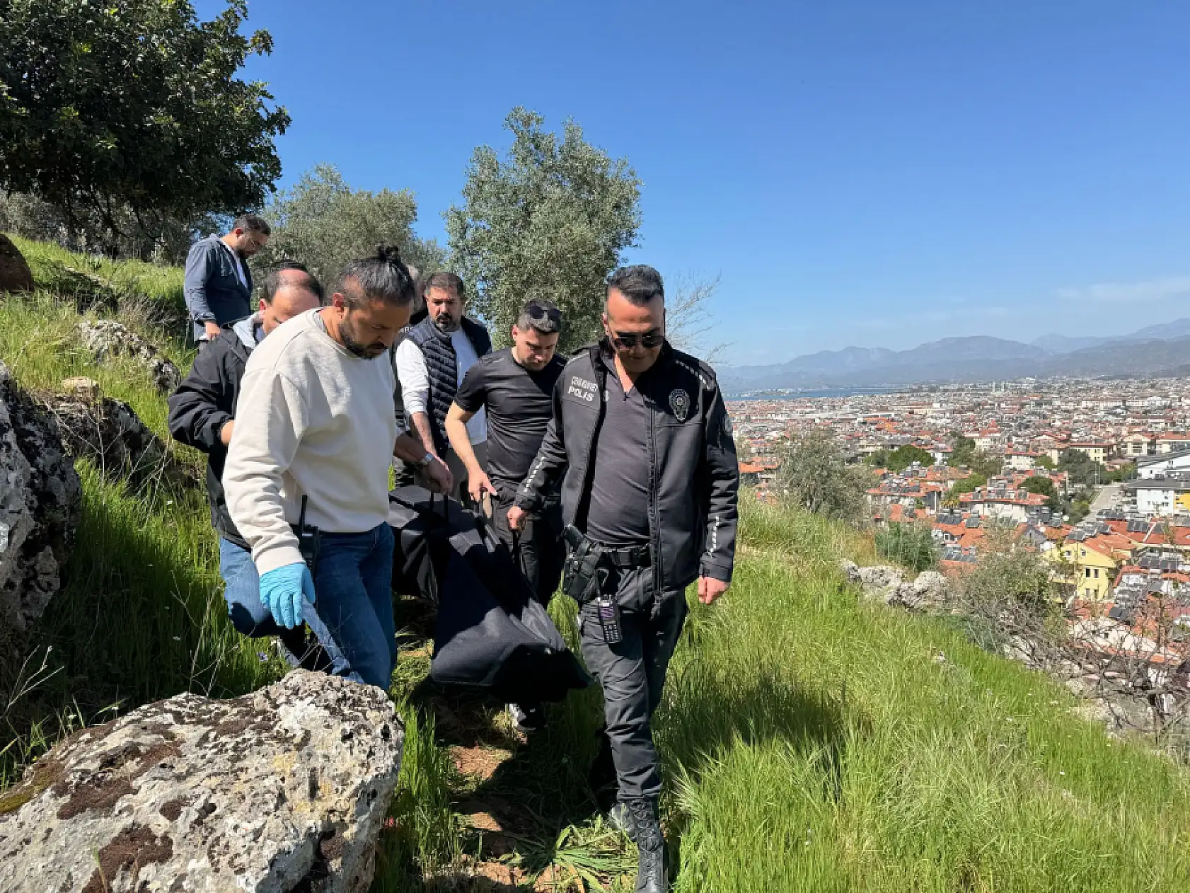 Fethiye'de dağlık bölgede bir kişinin cansız bedeni bulundu