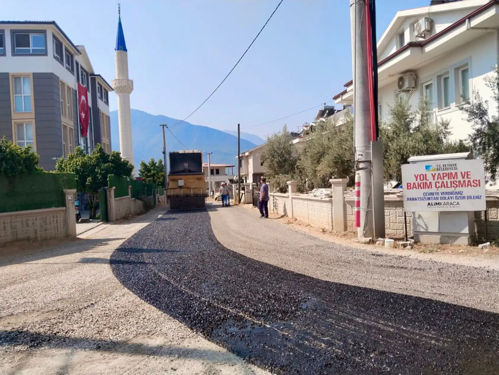 Fethiye Belediyesi'nden yoğun mesai