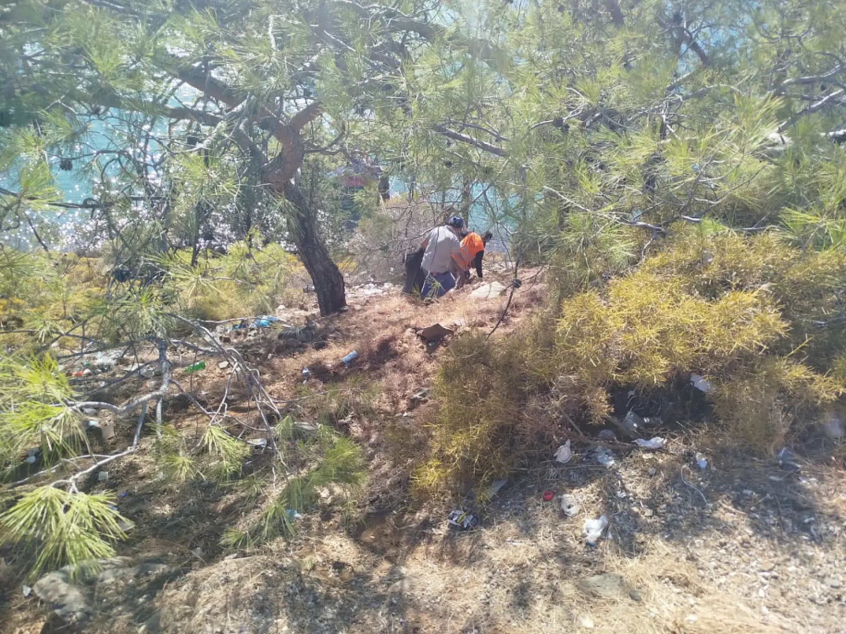 Fethiye Belediyesi ekiplerinden 'Yarımada' temizliği