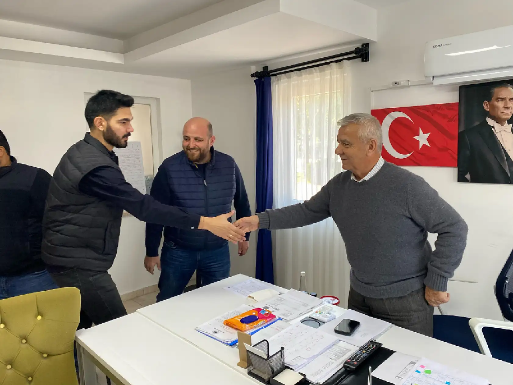 Fethiyespor Taraftarlar Derneği'nden Başkan Bakırcı'ya anlamlı ziyaret