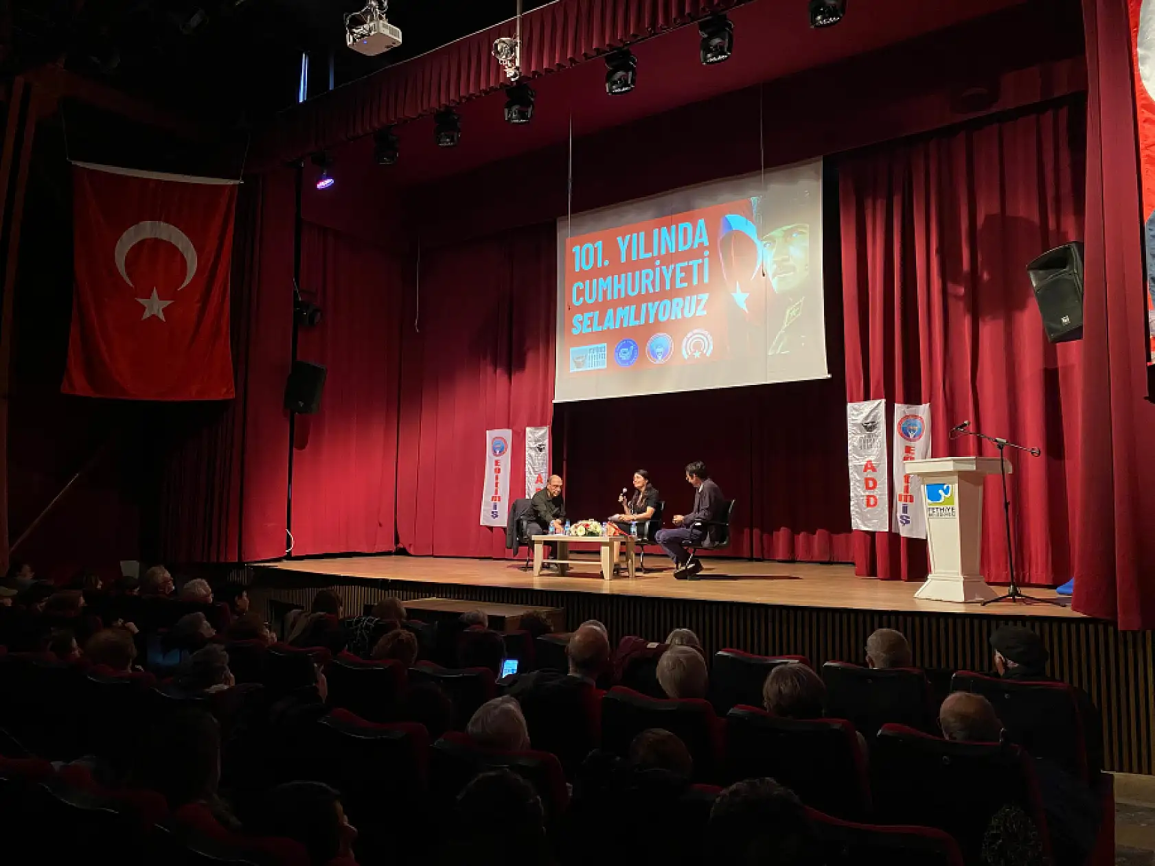 Fethiye'de '101. Yılında Cumhuriyeti Selamlıyoruz' Programı