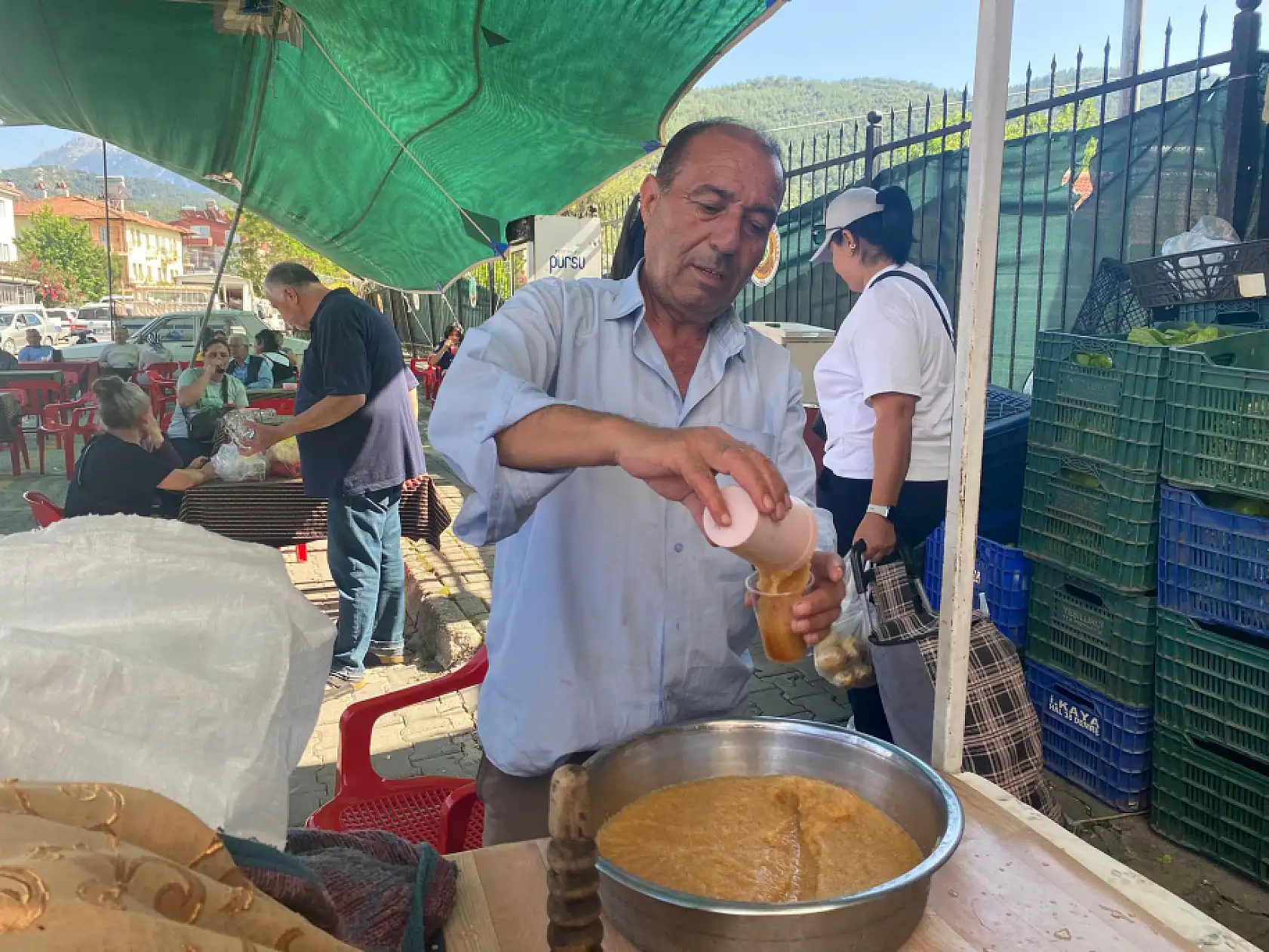 Fethiye'de ferahlatan lezzet: Kar şerbeti