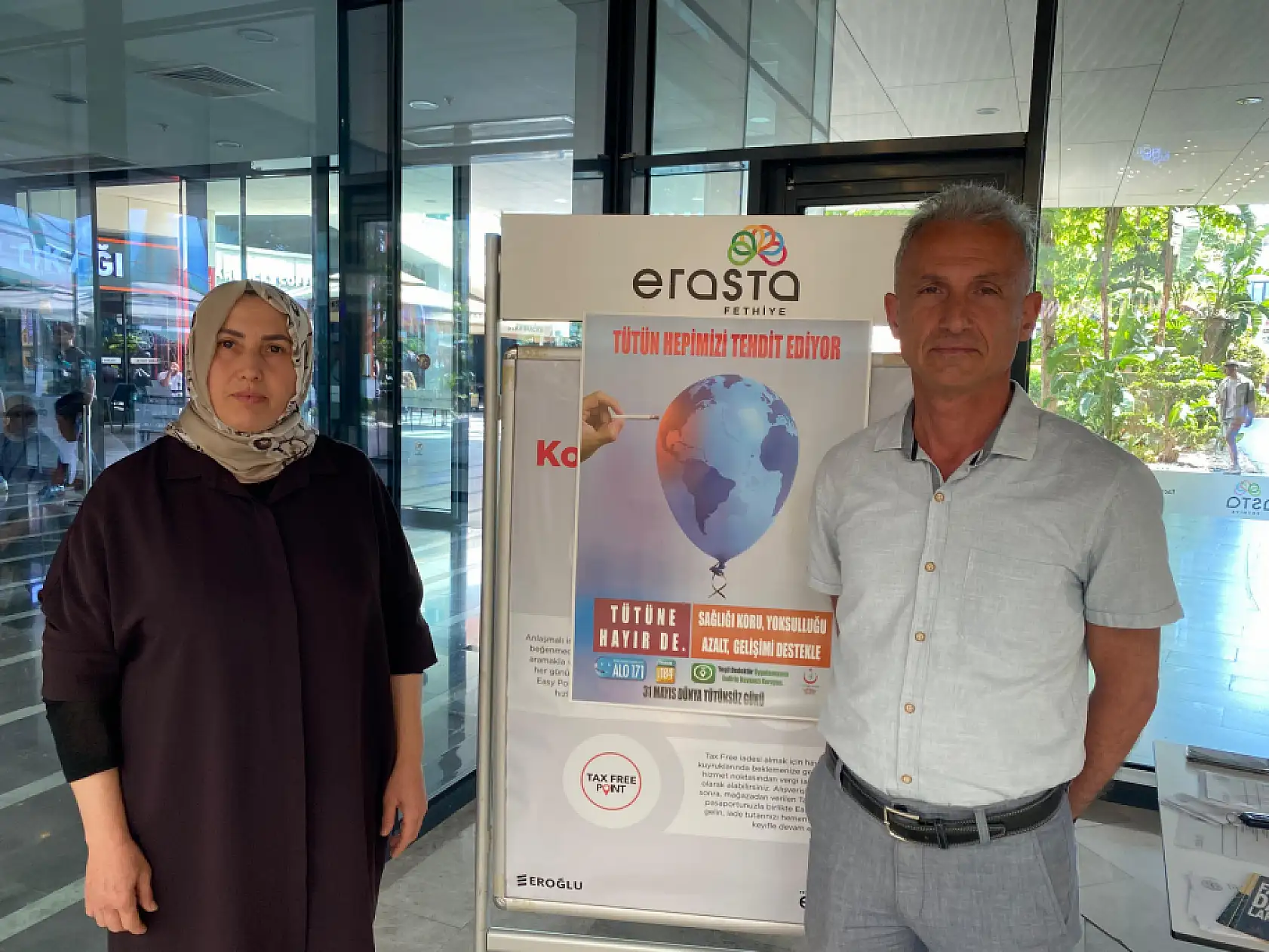 Fethiye'de 31 Mayıs Dünya Tütünsüz Günü'nde sigaranın zararlarına dikkat çekildi