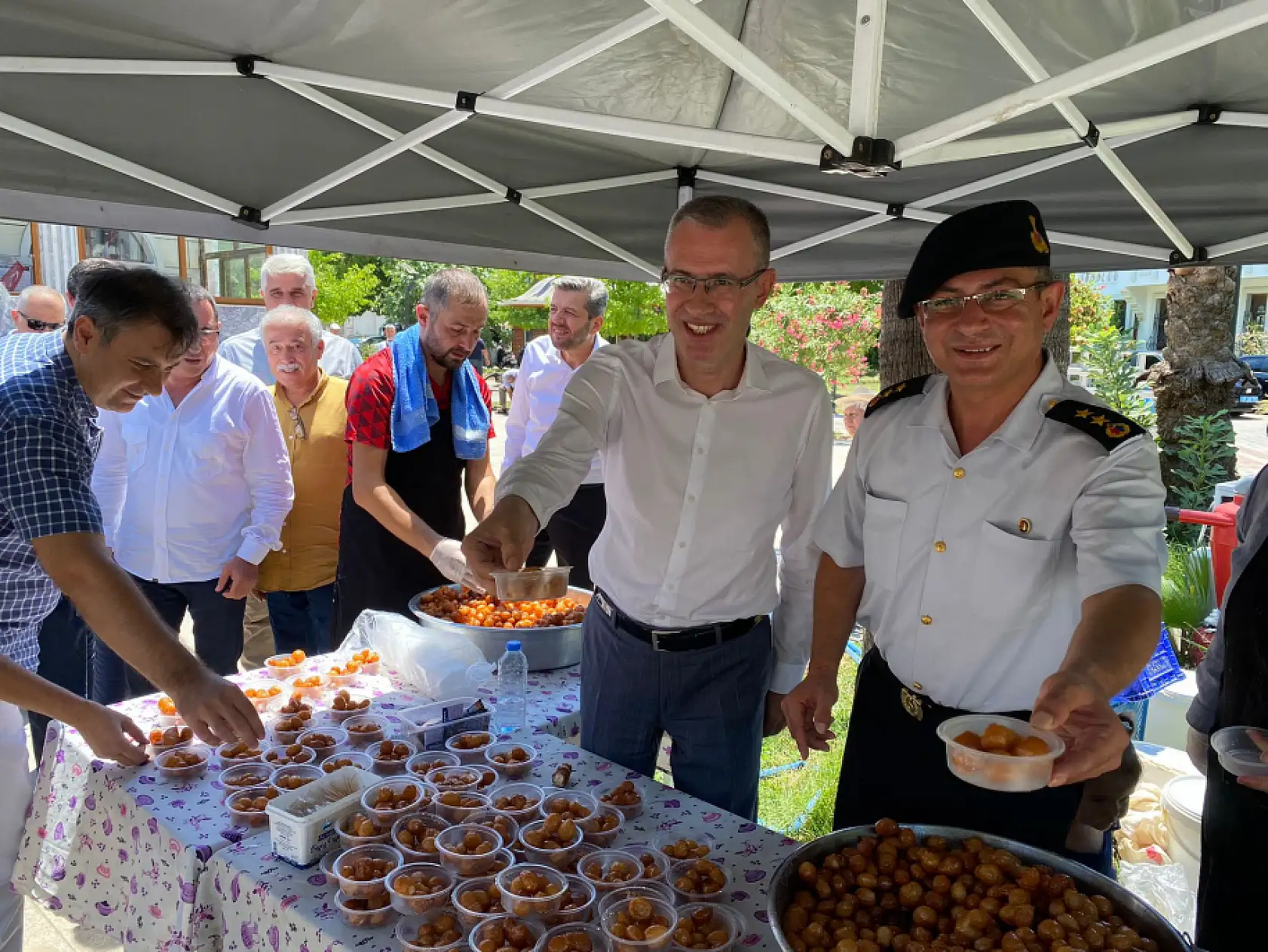 Fethiye'de 15 Temmuz Şehitleri İçin Mevlid-İ Şerif ve Lokma Hayrı