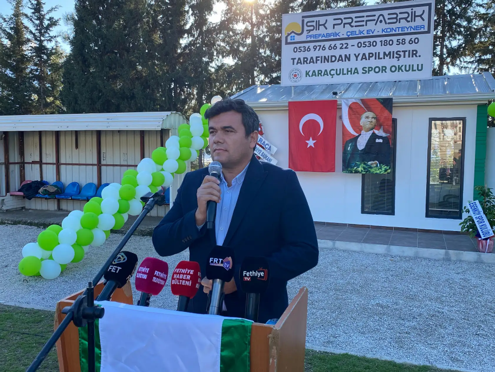 Fethiye'de Karaçulha Futbol Okulu Törenle Açıldı