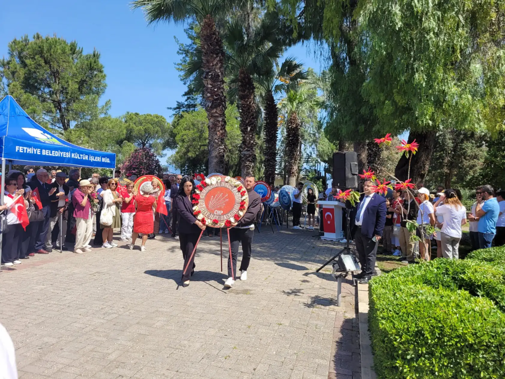 CHP Fethiye'den 19 Mayıs'a anlamlı tören