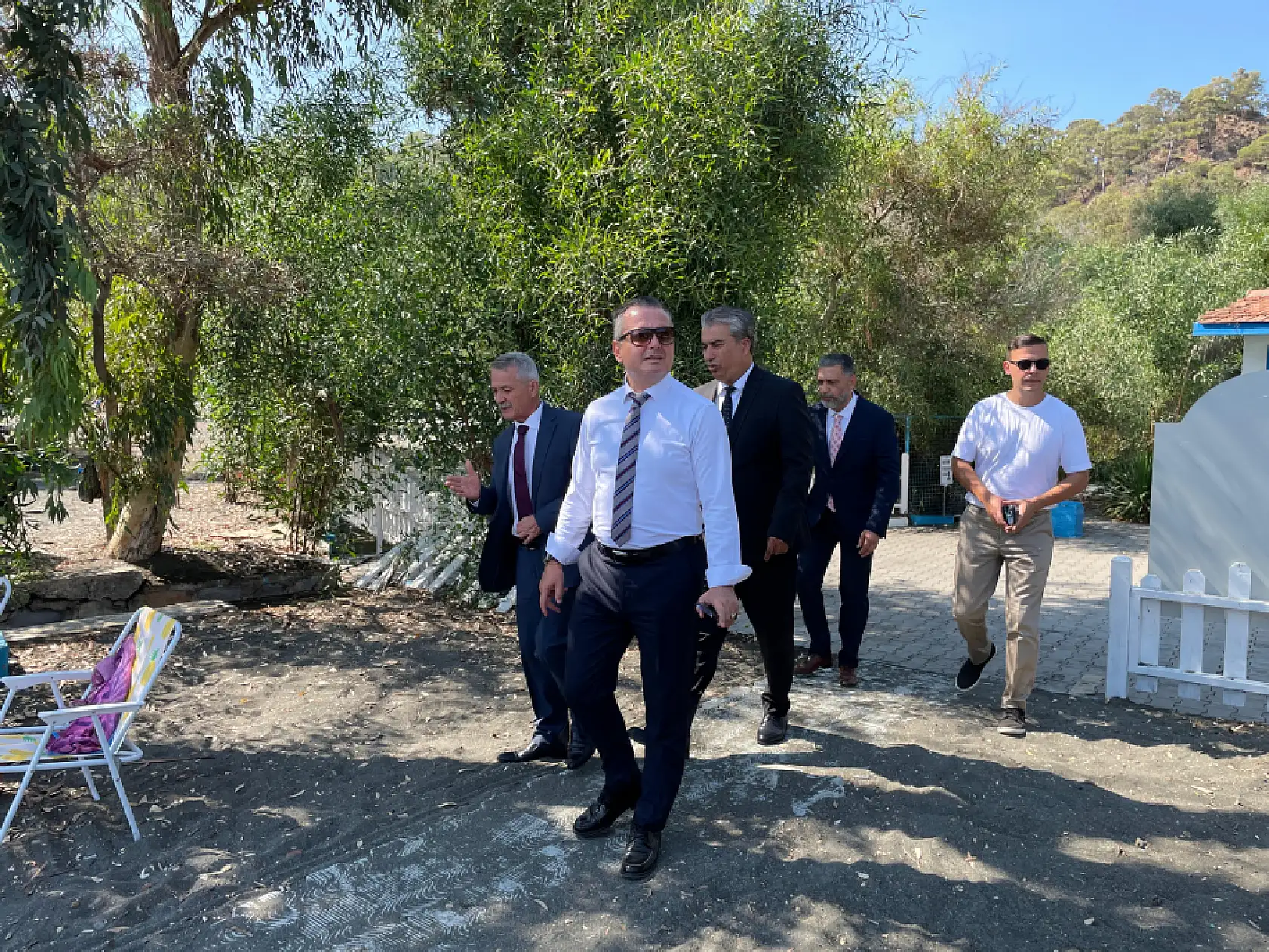 Fethiye Kaymakamı Akkaya, İnlice Halk Plajında İncelemelerde Bulundu