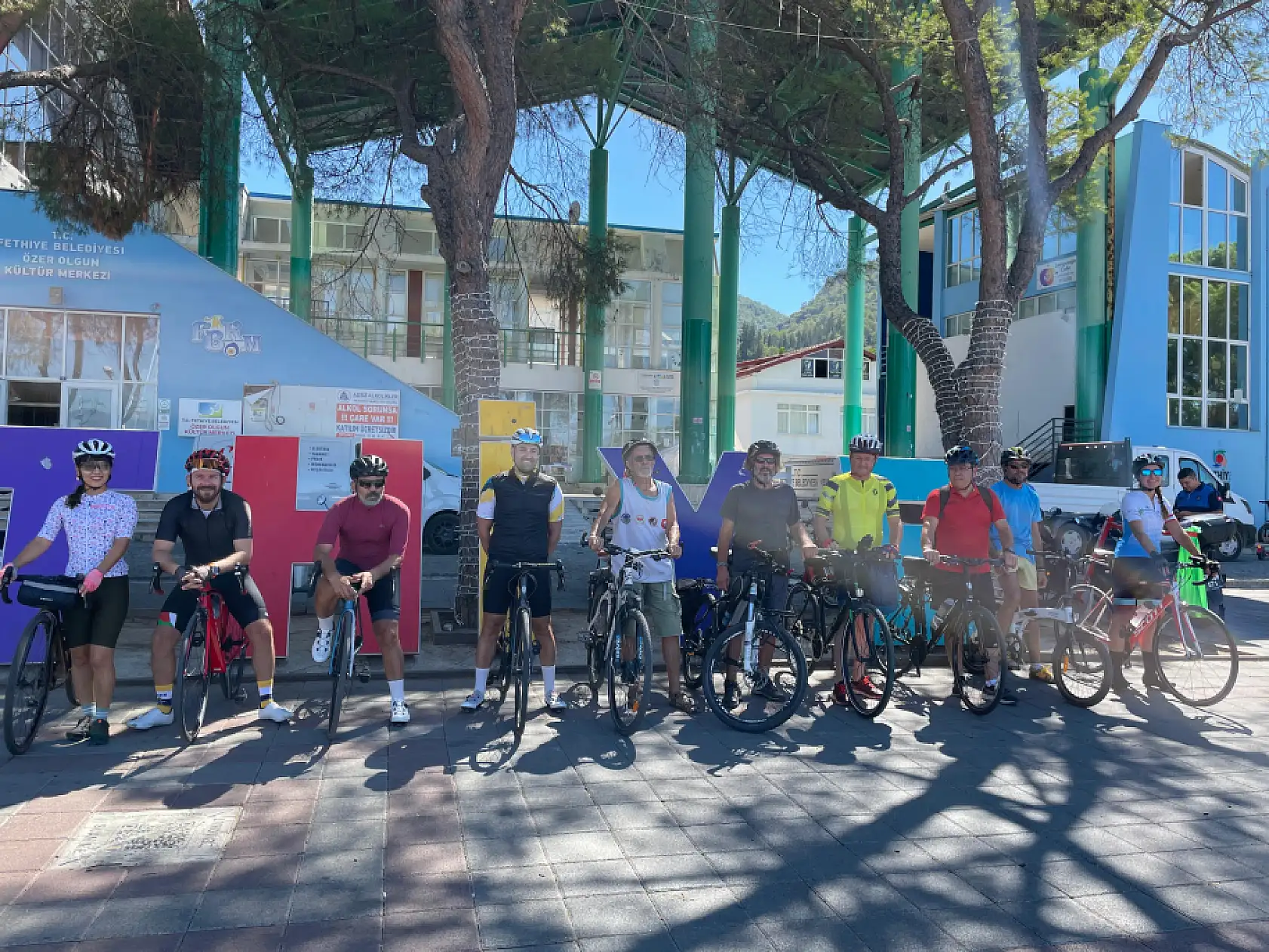 Fethiye'de Avrupa Hareketlilik Haftası'nda Bisiklet Sürüşü Etkinliği